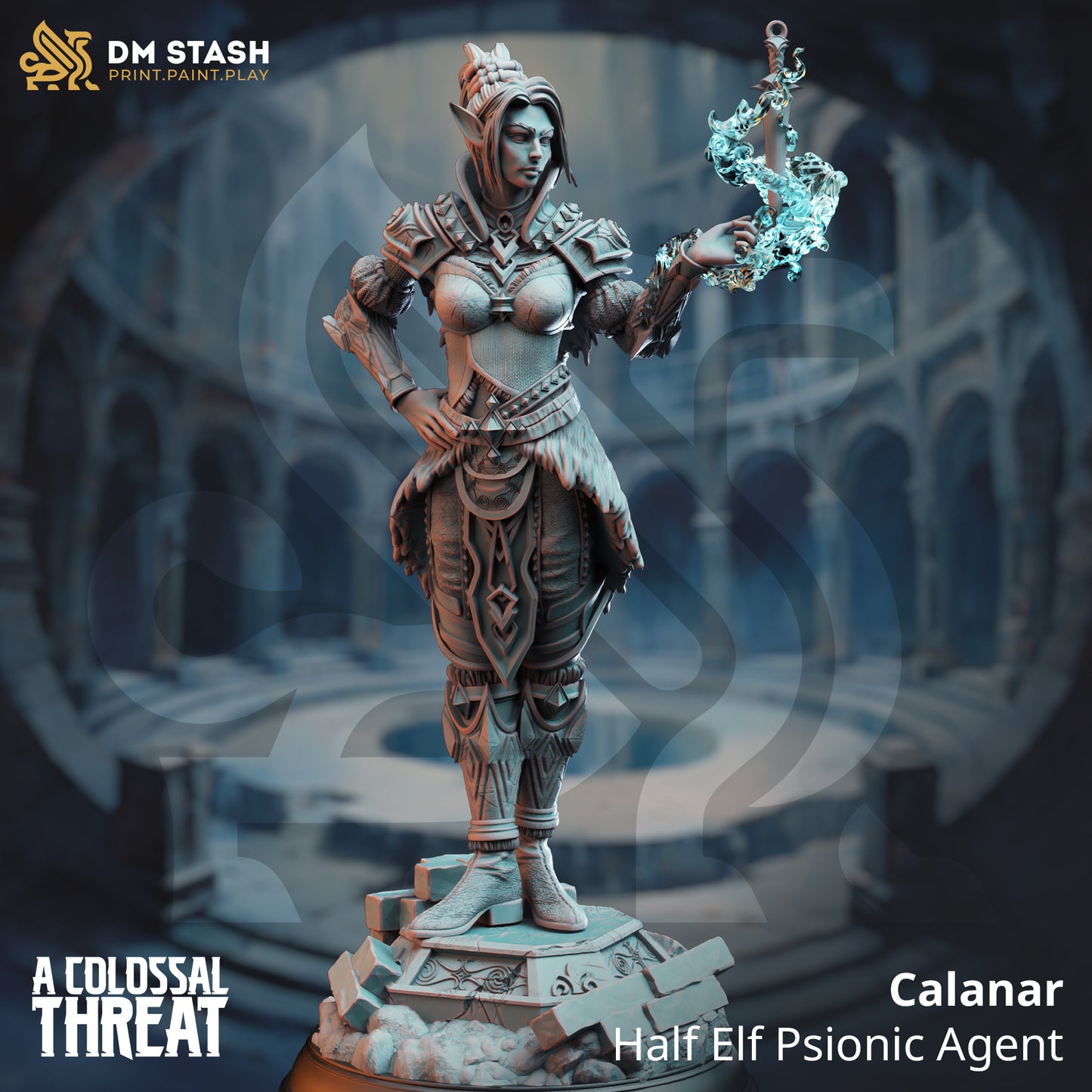 Calanar the Half Elf Psionic Agent