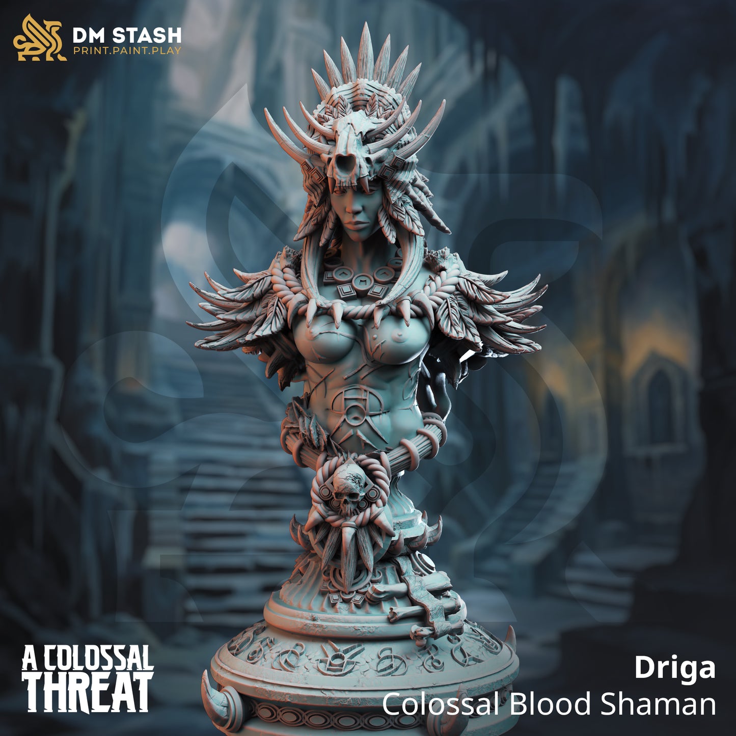 Driga the Colossal Blood Shaman | Bust |