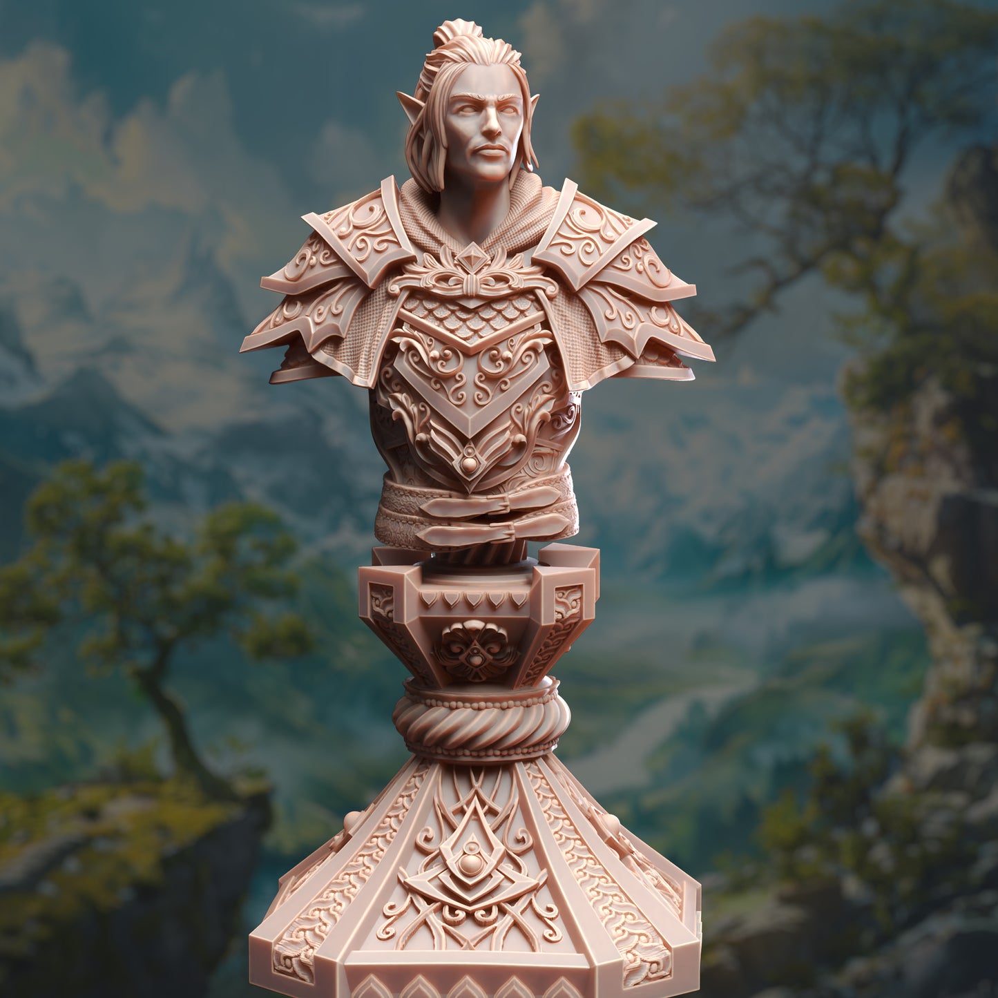 Ervion ro Estel, Elven Monster Hunter Ranger | Bust |