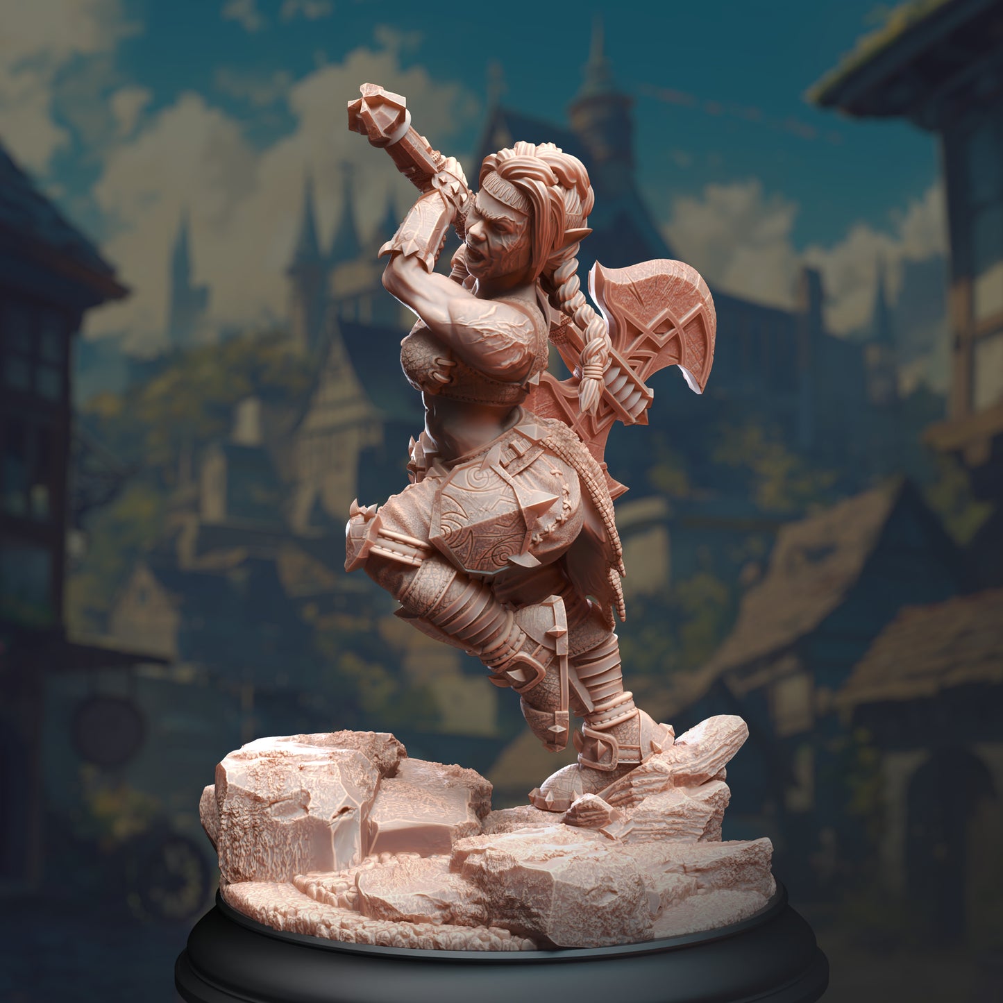 Gatha, Duergar Battlerager Barbarian