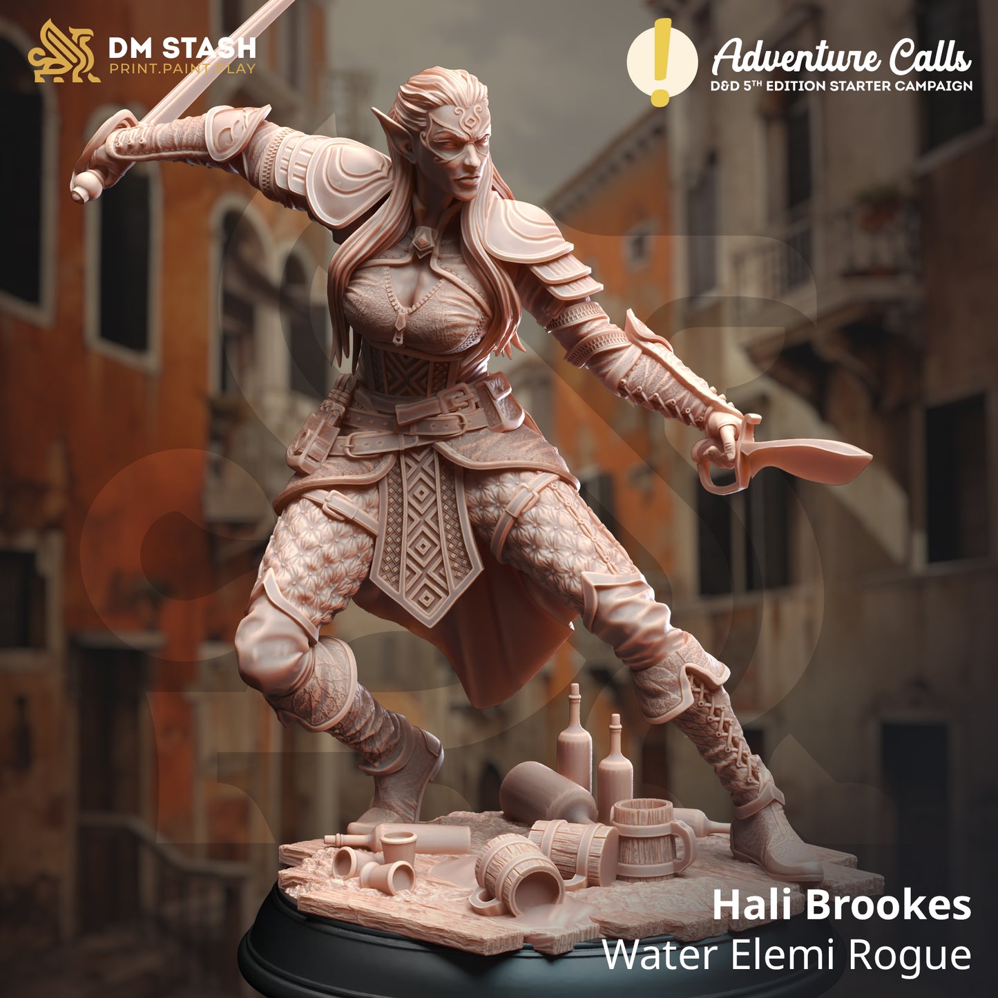 Hali Brookes the Water Elemi Rogue