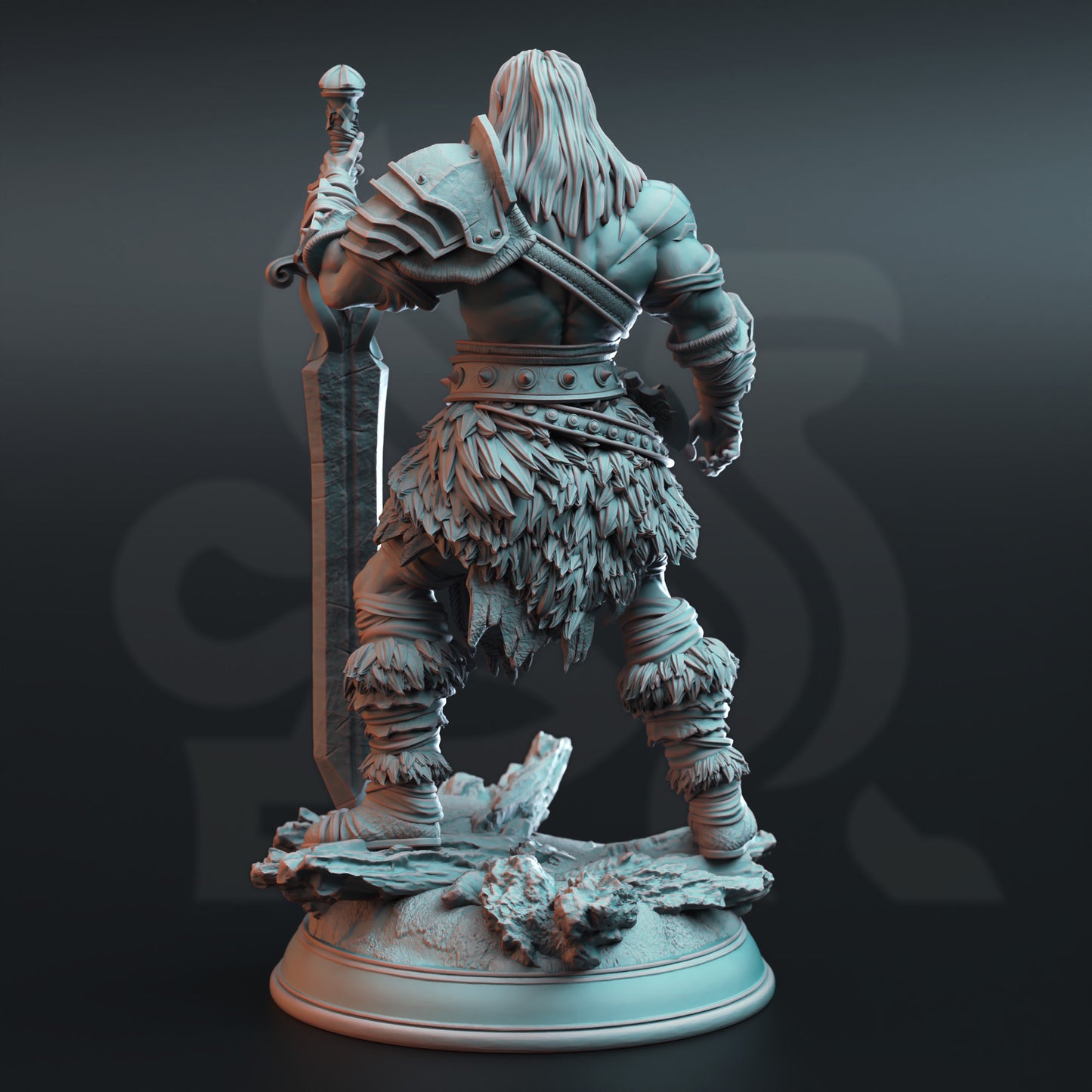 Oovur the Colossal Wastewalker Barbarian