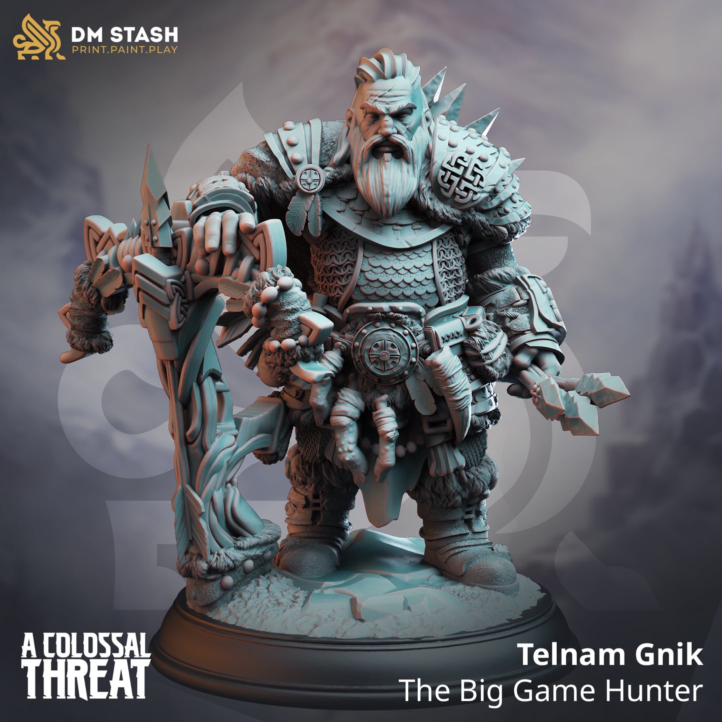 Telnam Gnik the Big Game Hunter