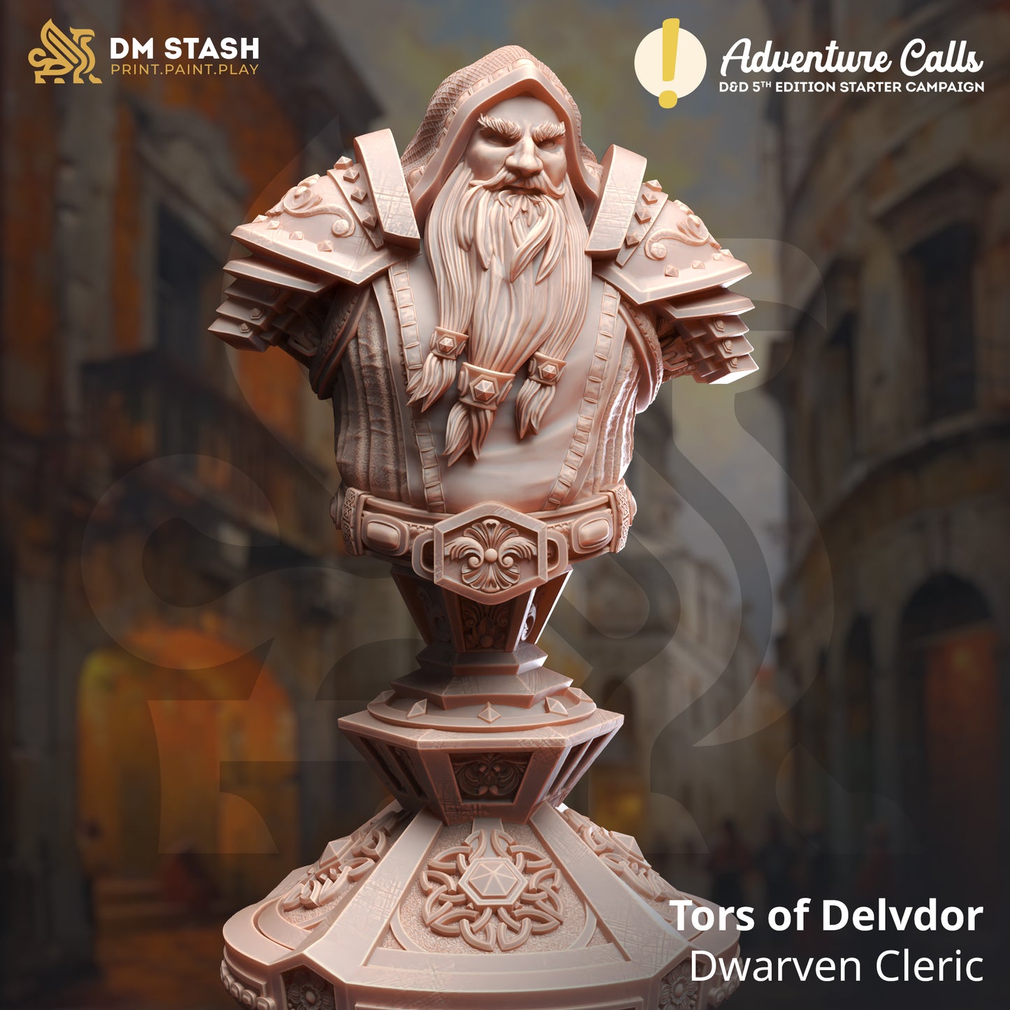 Tors of Delvdor the Dwarven Cleric | Bust |