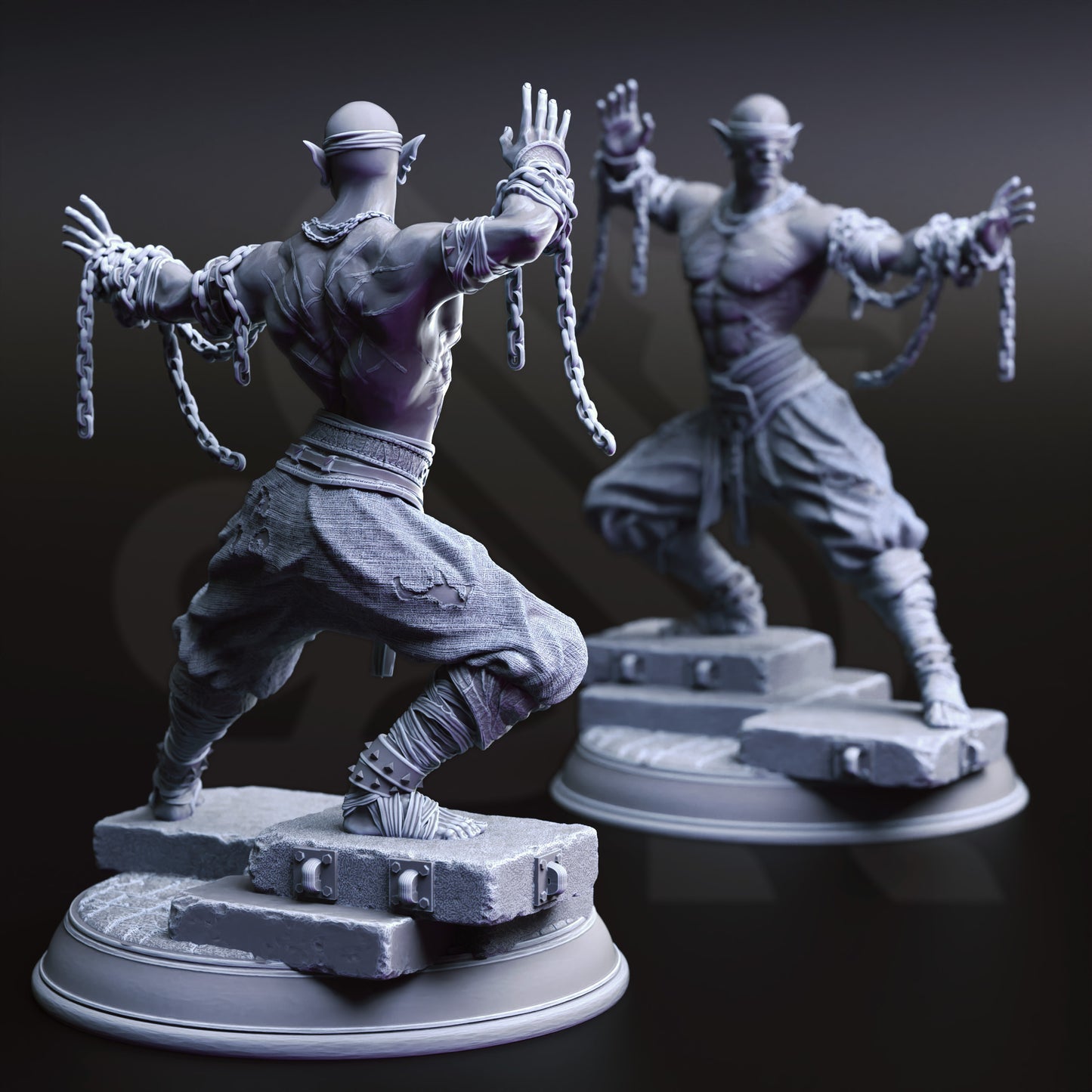 Uxas Vergos the Awakened Monk