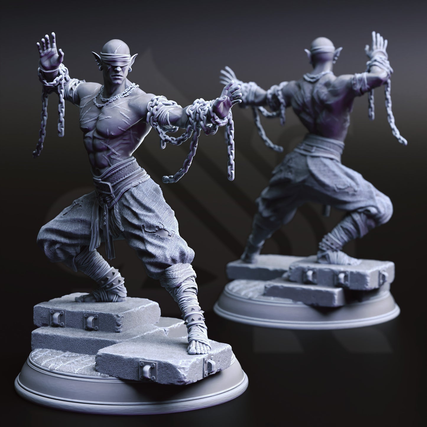Uxas Vergos the Awakened Monk