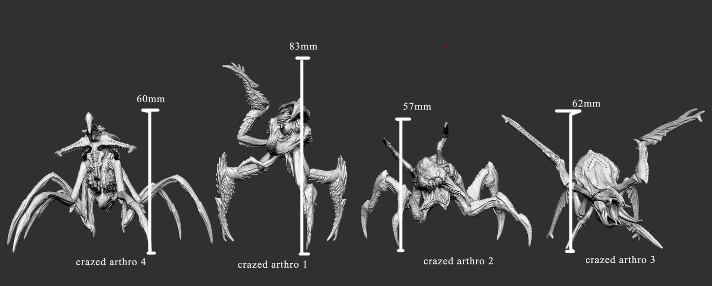 Crazed Arthro (4 Variants)