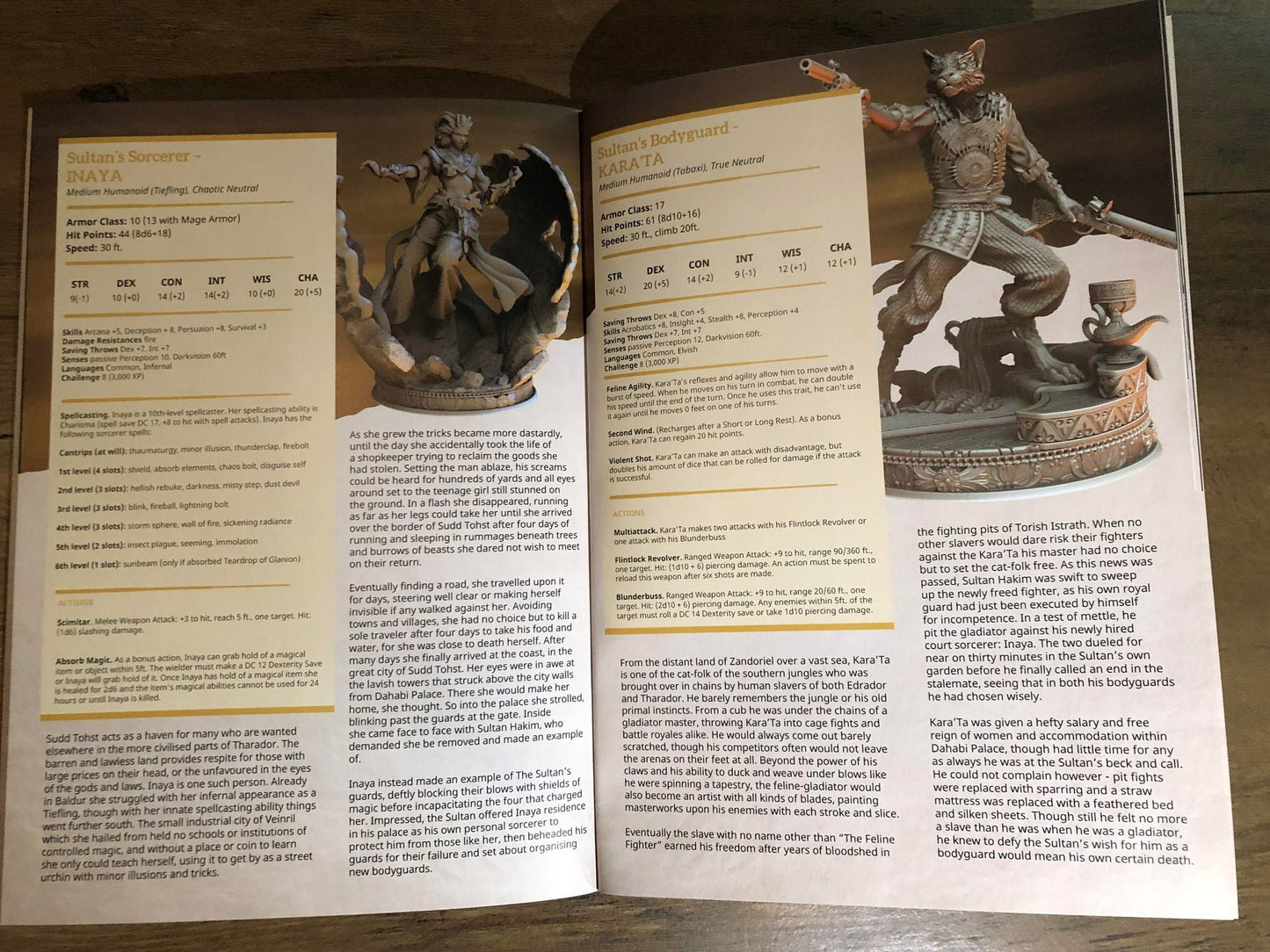 Sands of Sudd Tohst 5E Short Campaign | Stat Blocks | A5 D&D Module