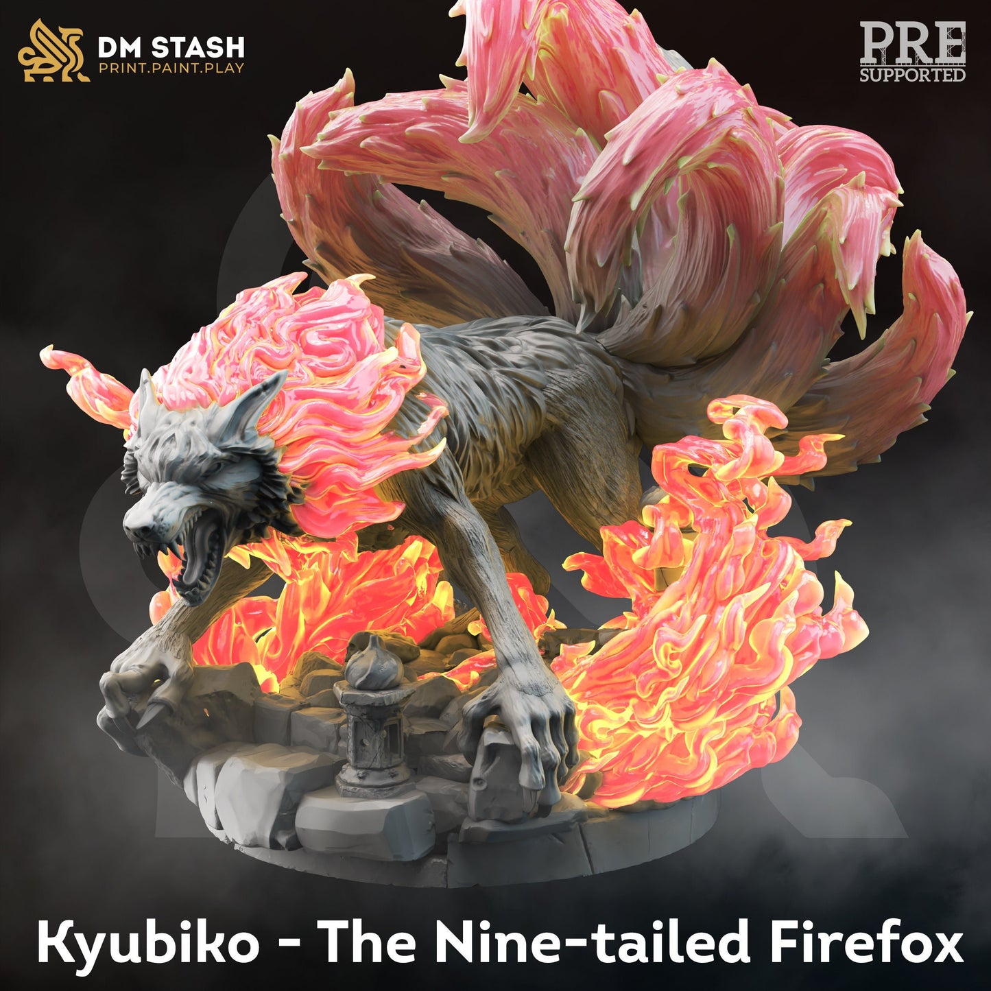 Kyubiko the Nine-tailed Fire Fox