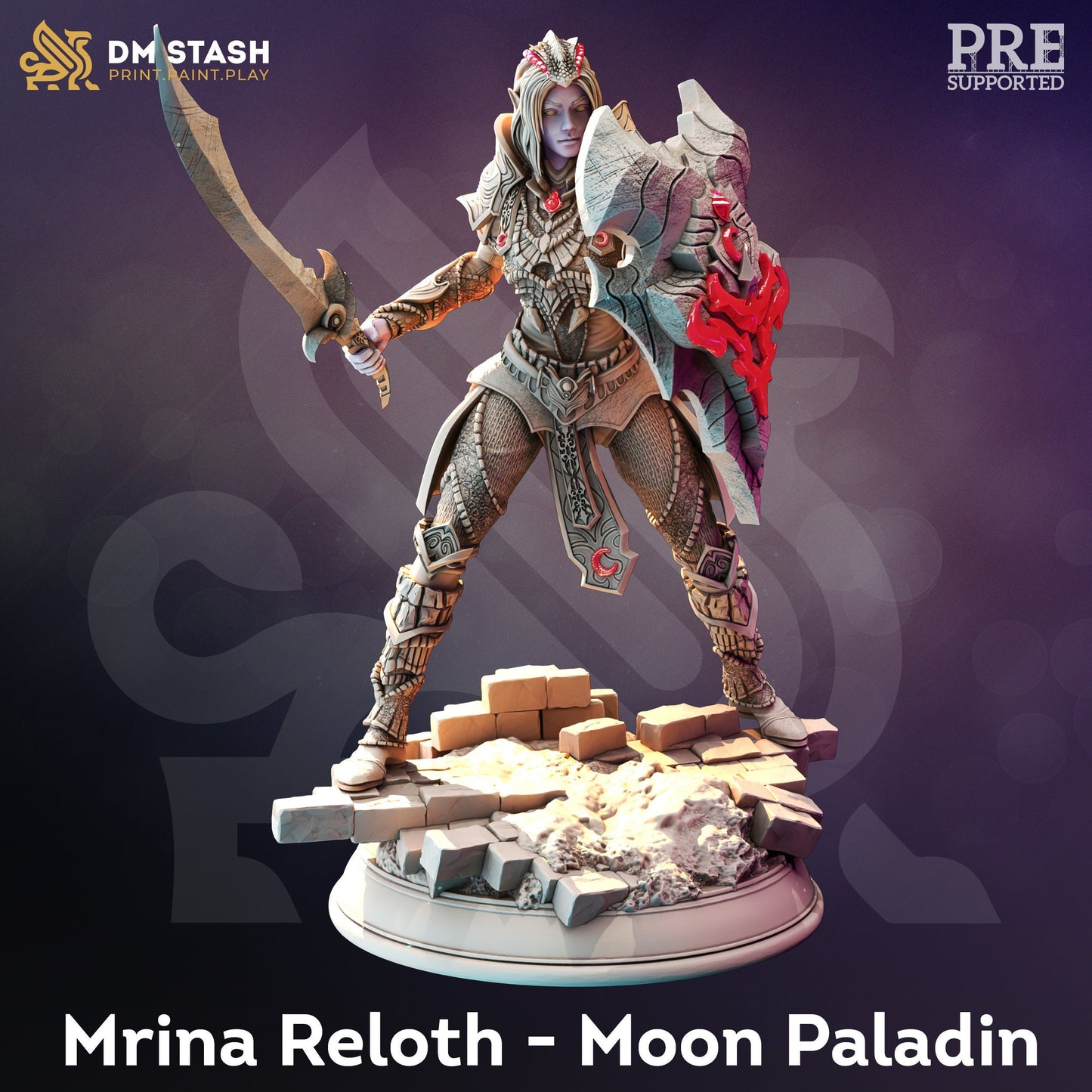 Mrina Reloth the Moon Paladin