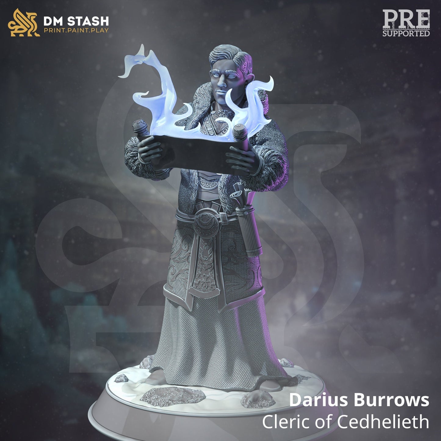 Darius Burrows the Cleric of Cedhelieth