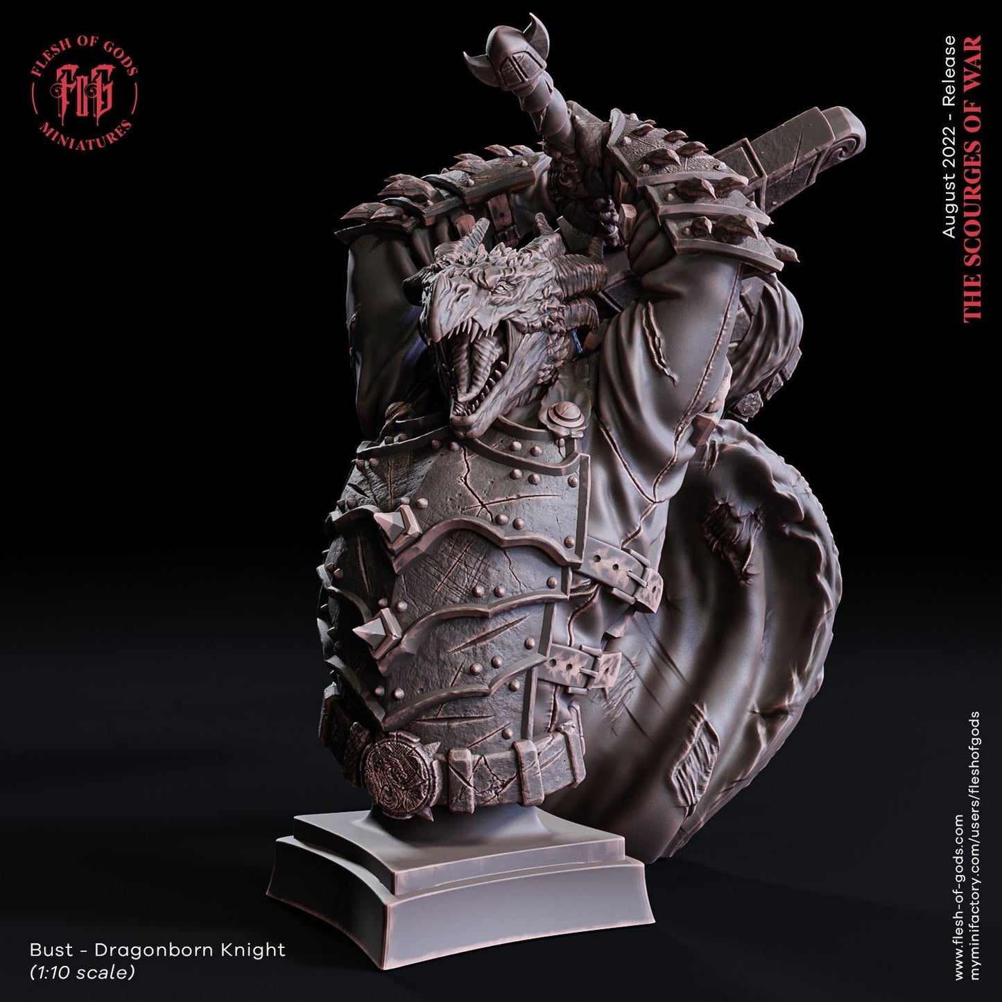 Dragonborn Knight | Bust |
