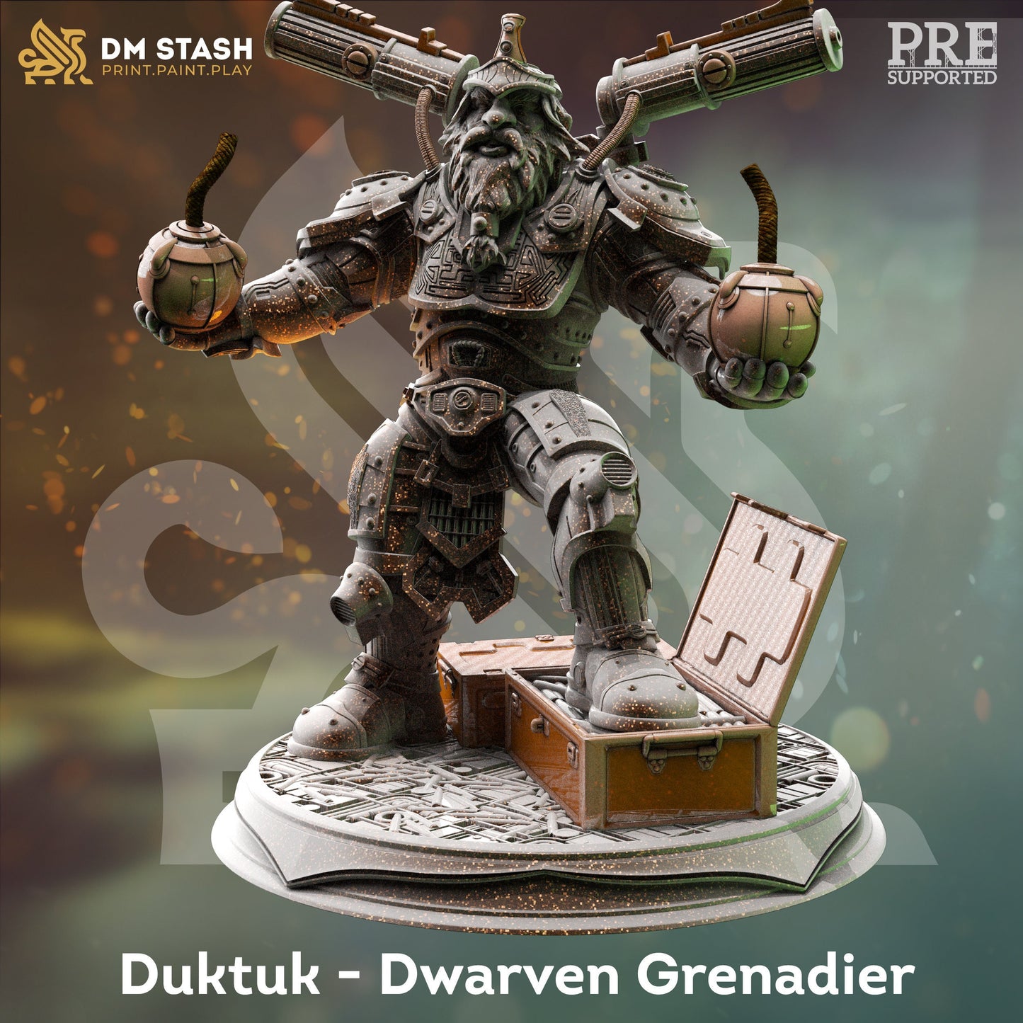 Duktuk the Dwarven Grenadier