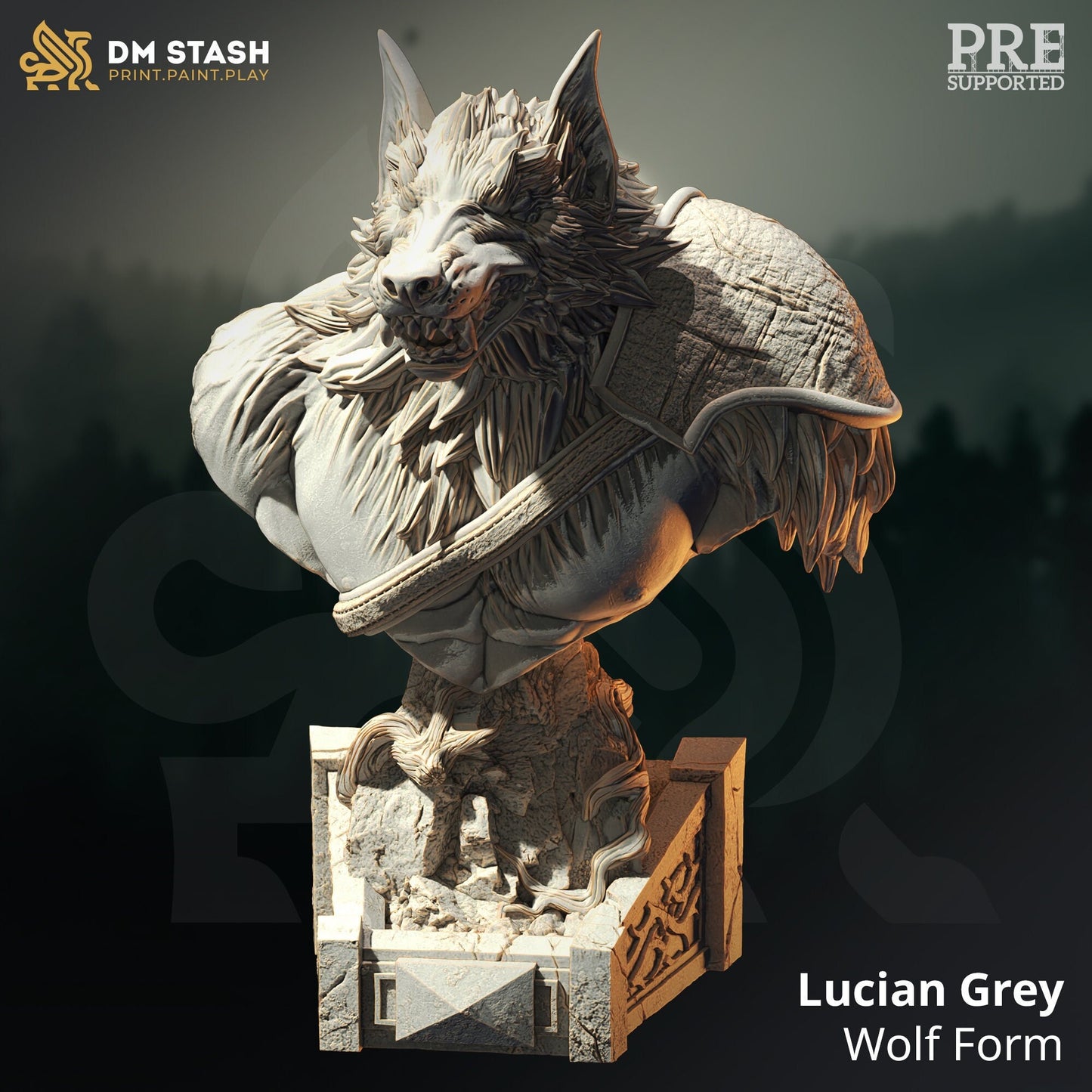 Lucian Grey in Wolf Form | Bust |