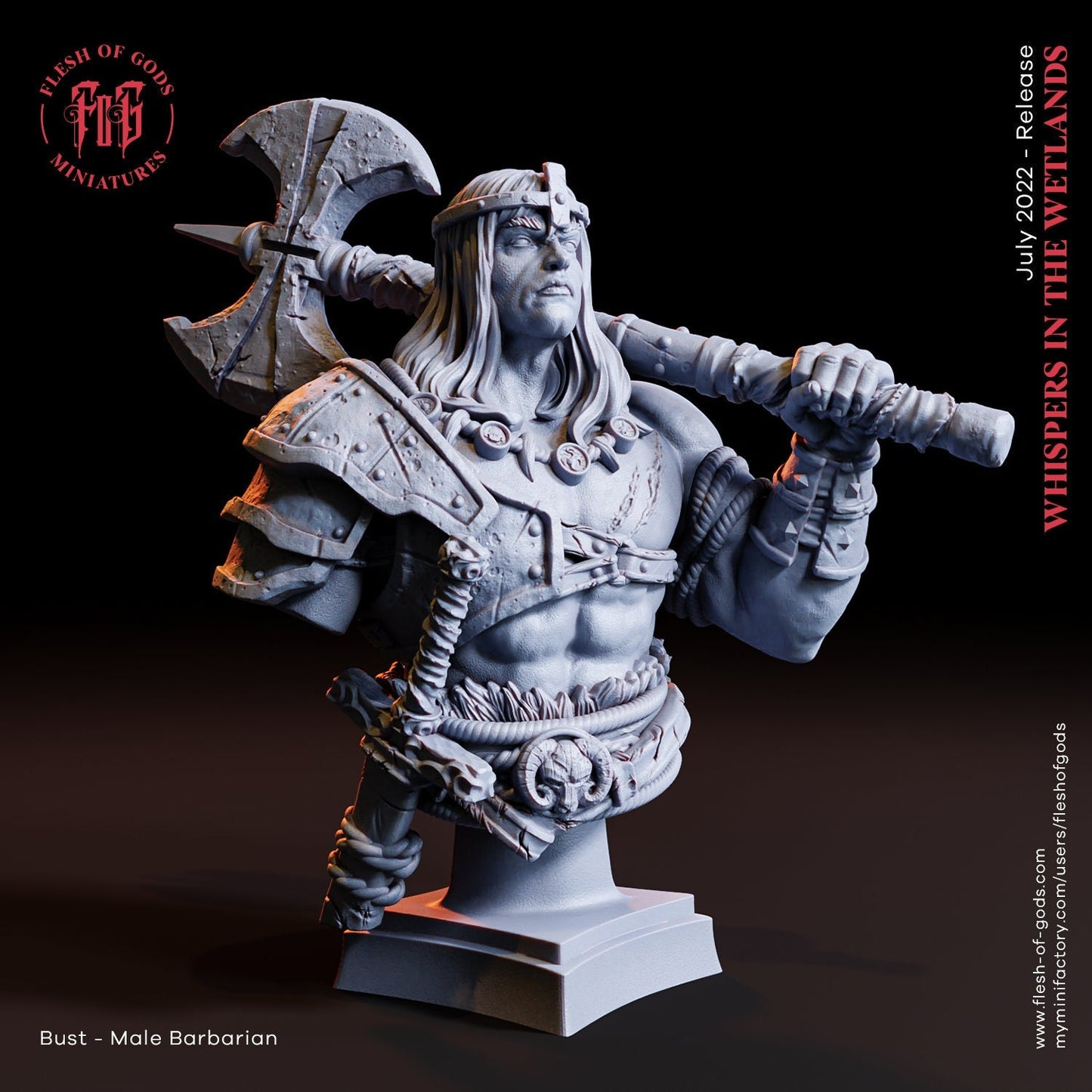 Male Barbarian | Bust |