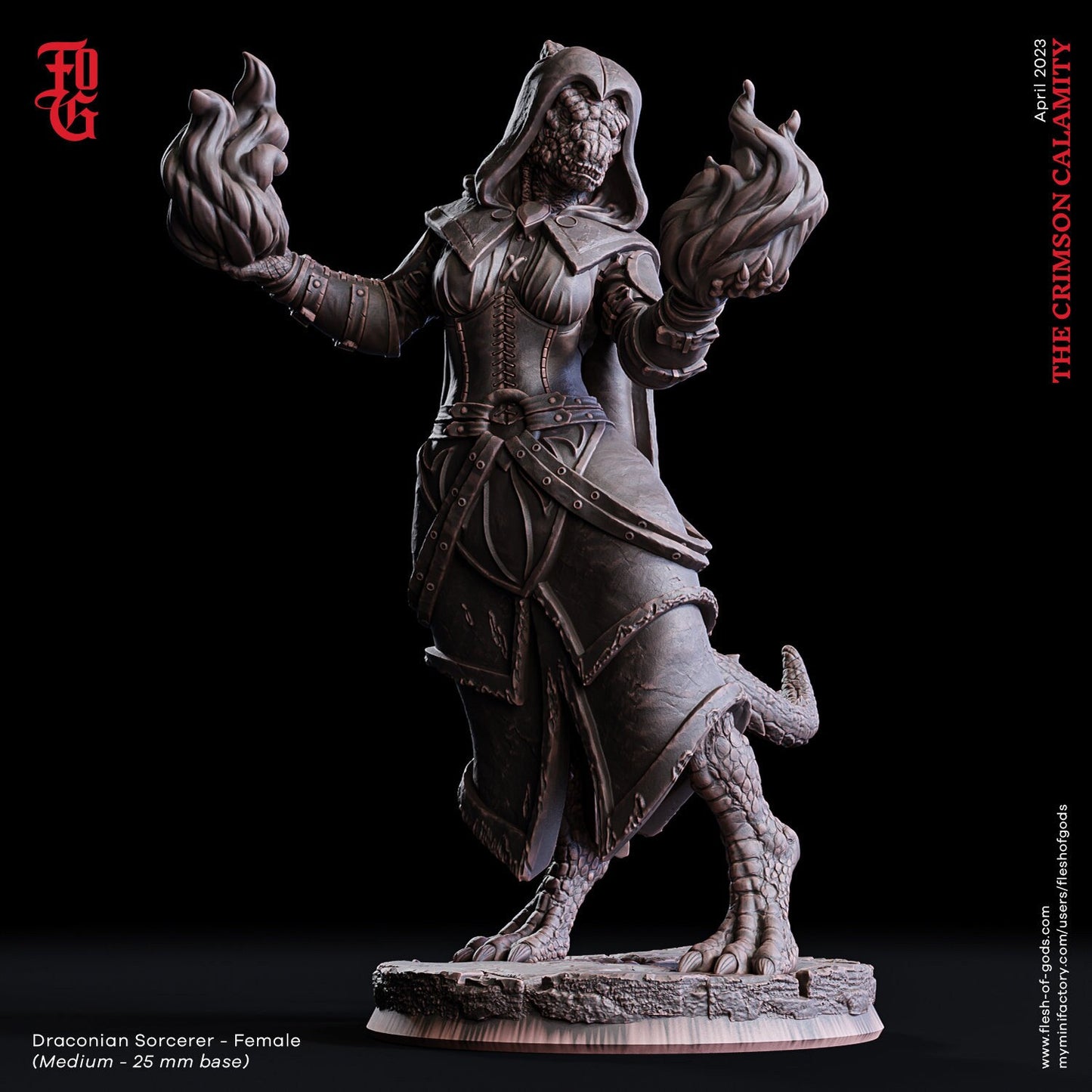 Female Draconian Sorcerer