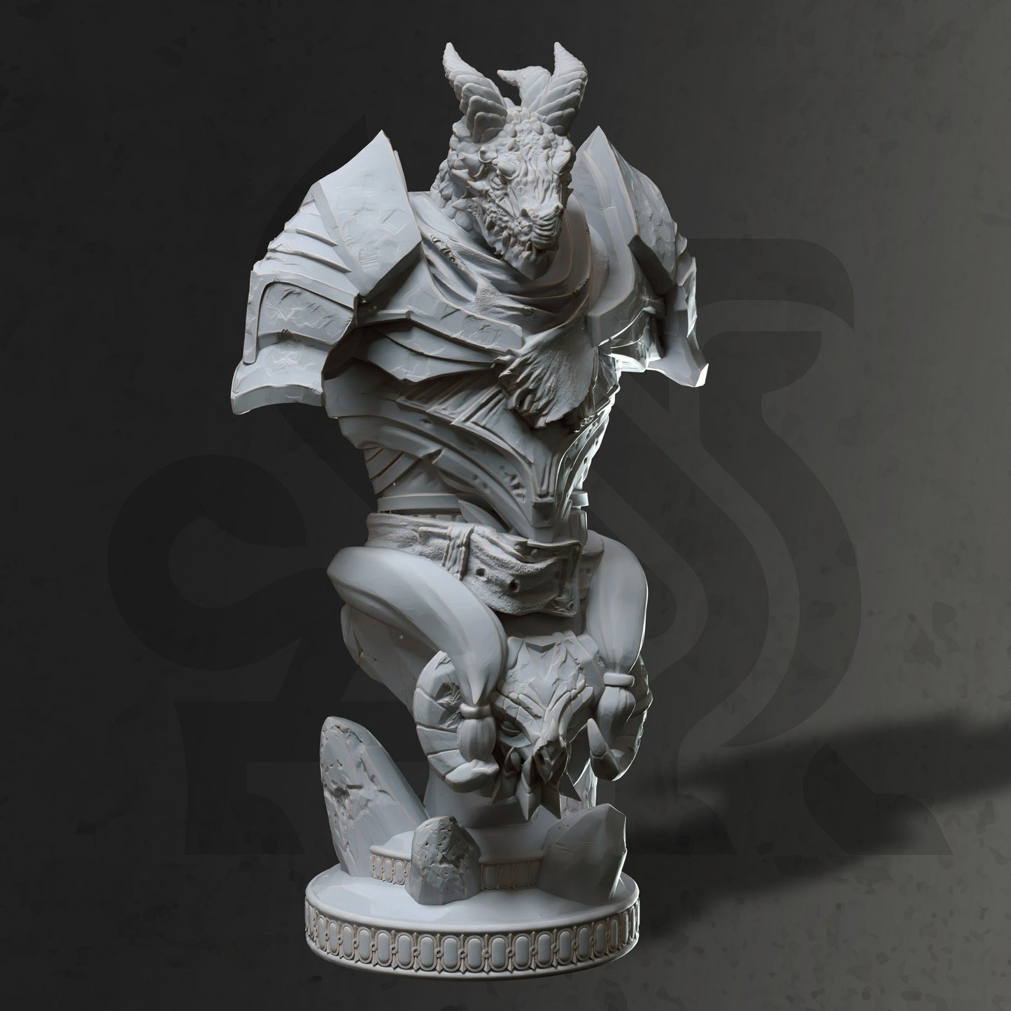 Tharvian the Dragon Knight | Bust |