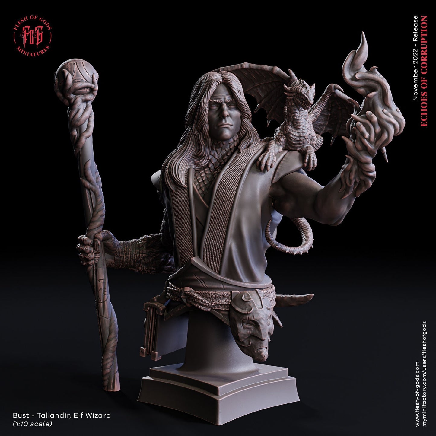 Tallandir the Elven Wizard | Bust |
