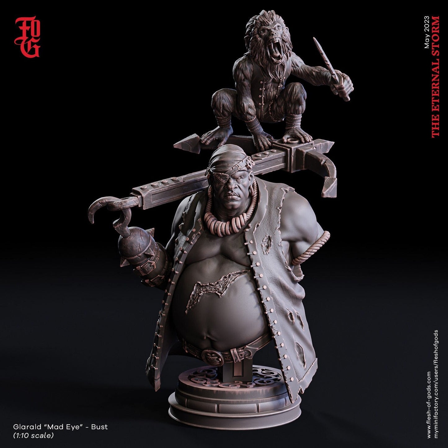 Captain Glarald 'Mad Eye' | Bust |