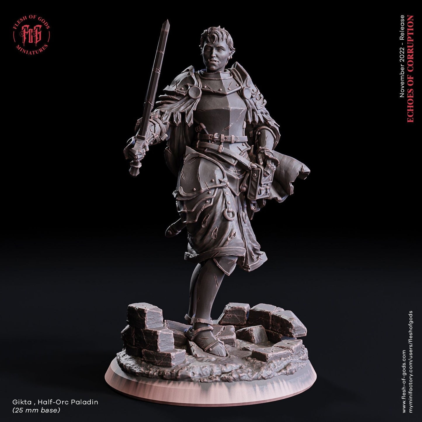 Gikta the Half Orc Paladin