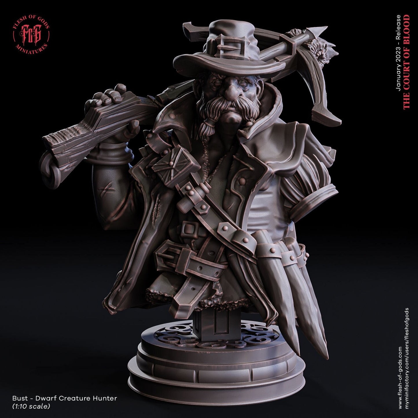 Dwarf Creature Hunter | Bust |