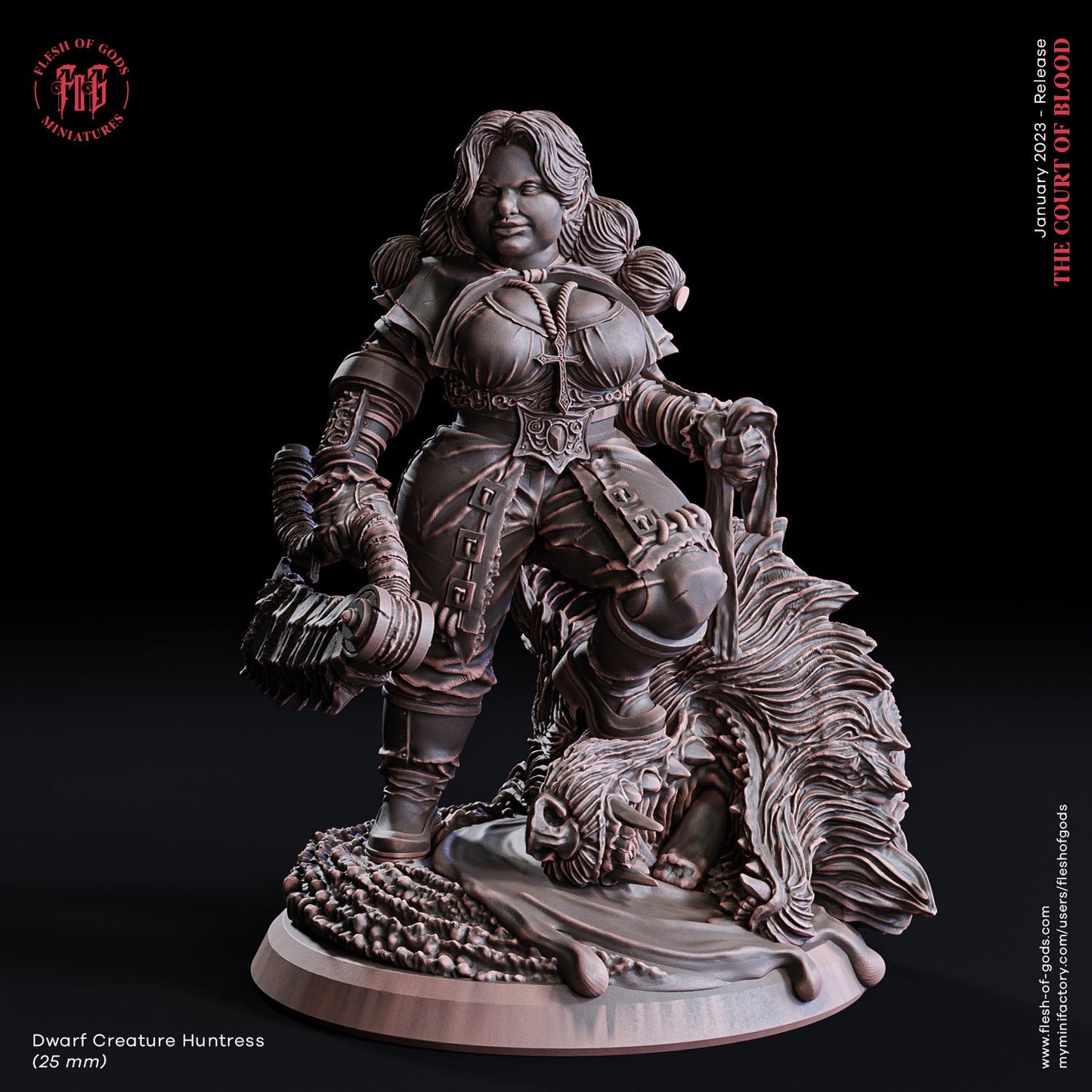 Dwarf Creature Huntress