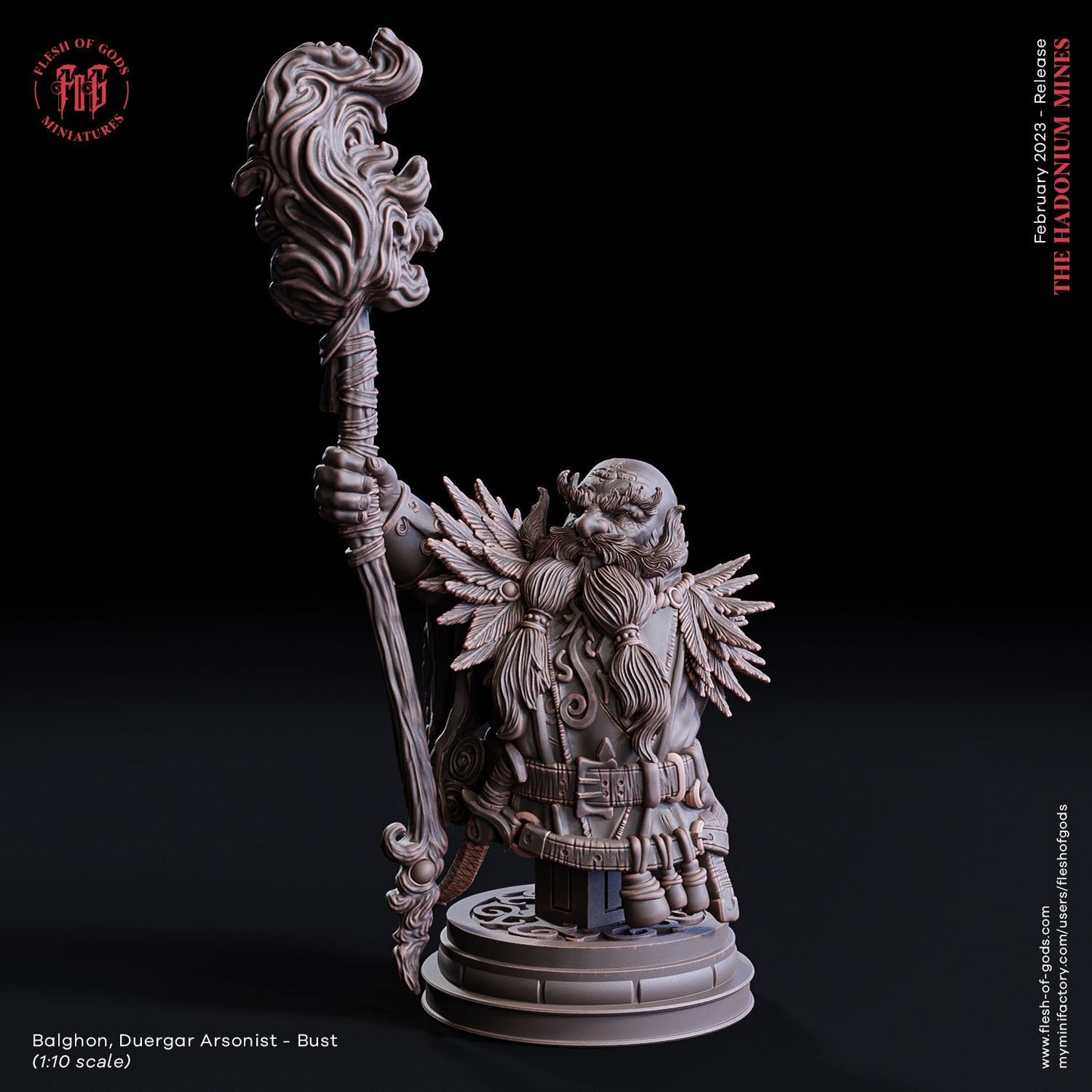Balghon the Duergar Arsonist | Bust |