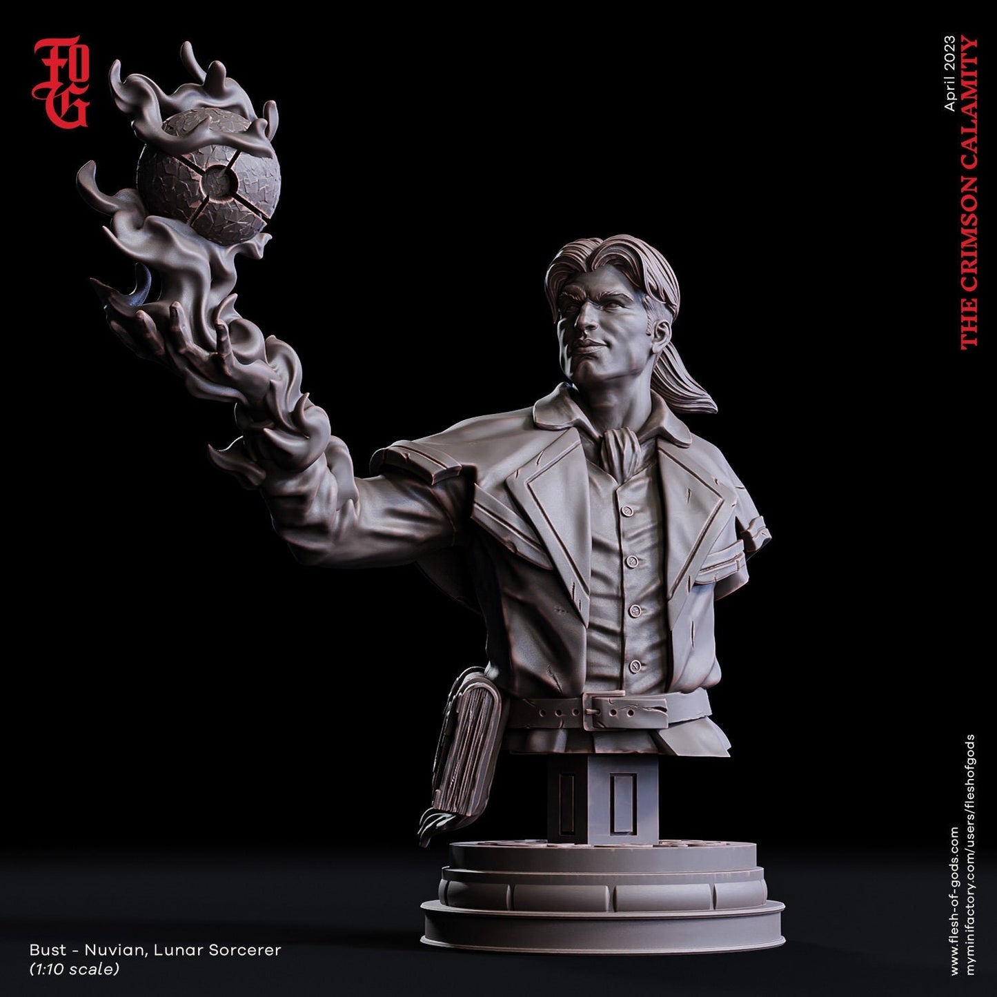 Nuvian the Lunar Sorcerer | Bust |