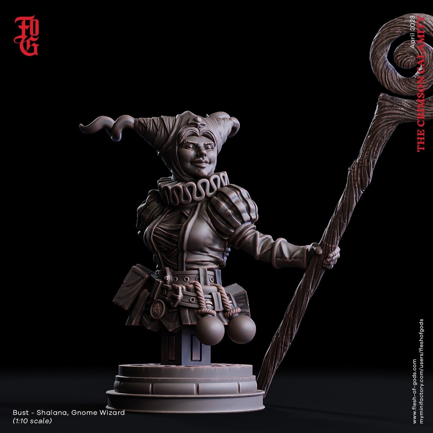 Shalana the Gnome Wizard | Bust |