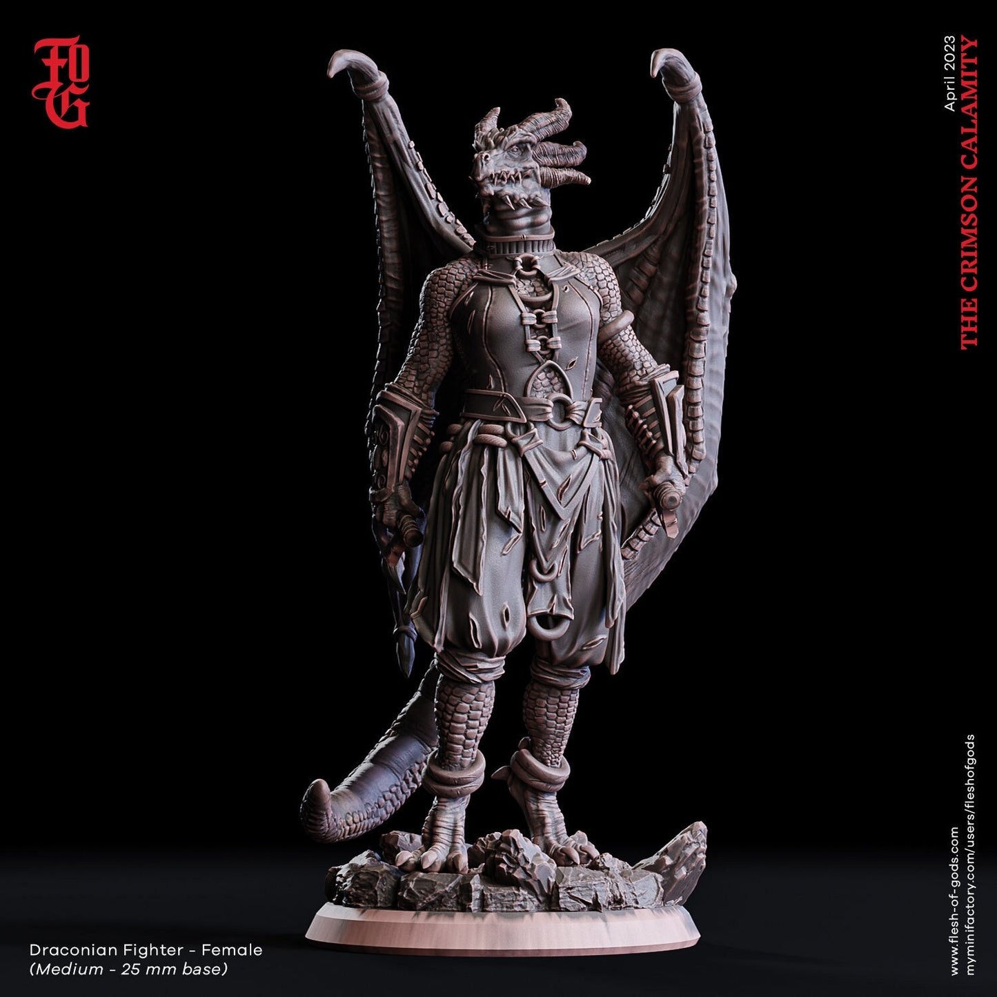 Female Draconian Fighter