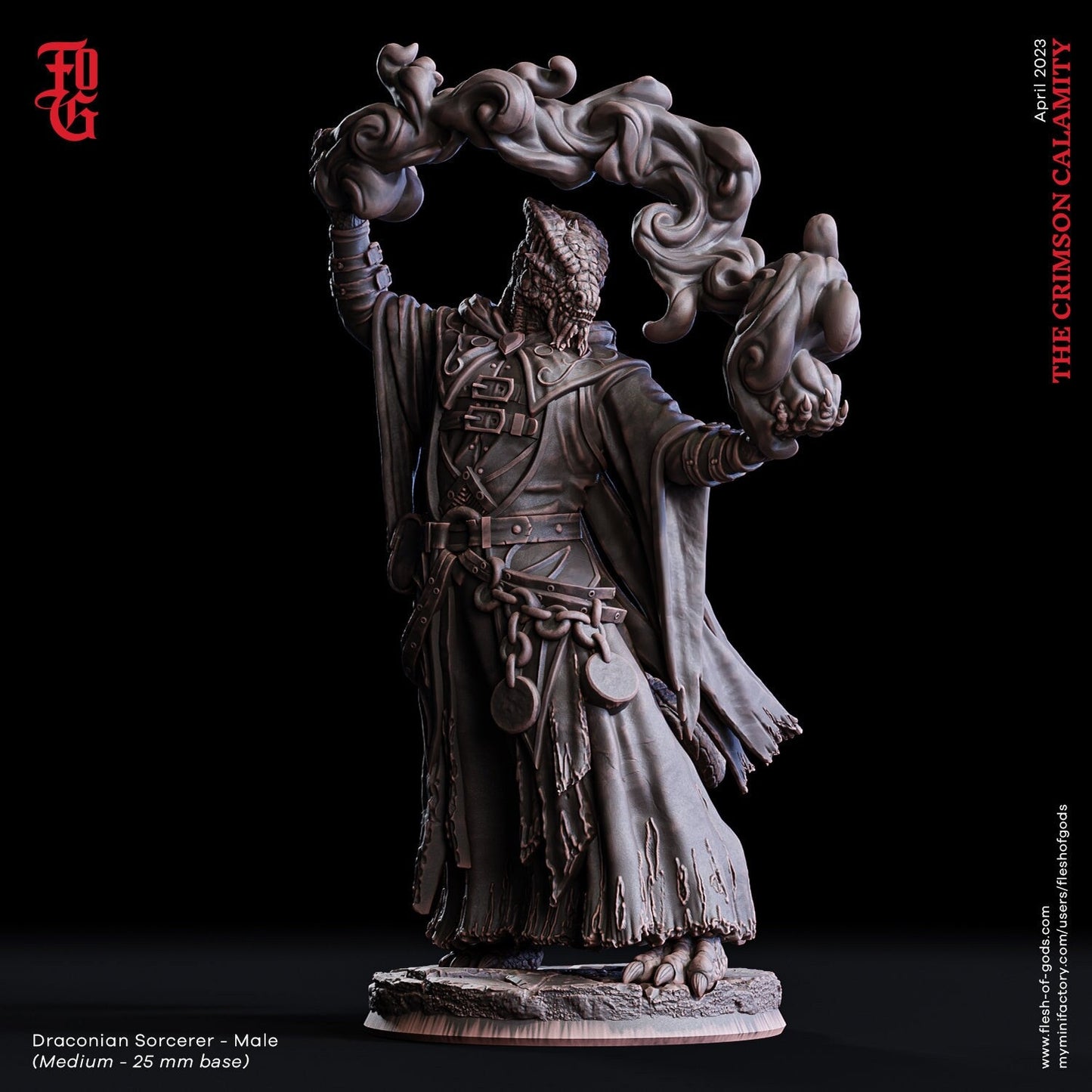 Male Draconian Sorcerer
