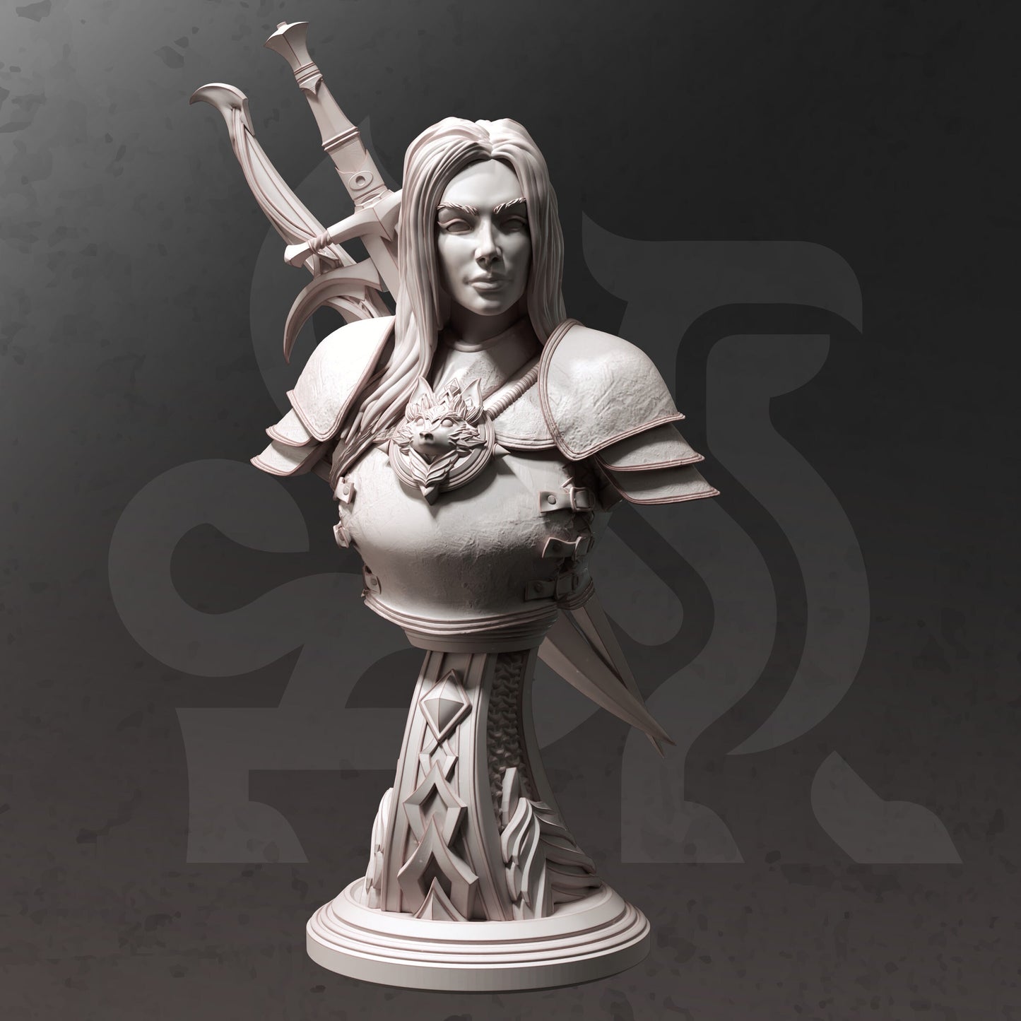 Lina Vixine the Foxhound | Bust |