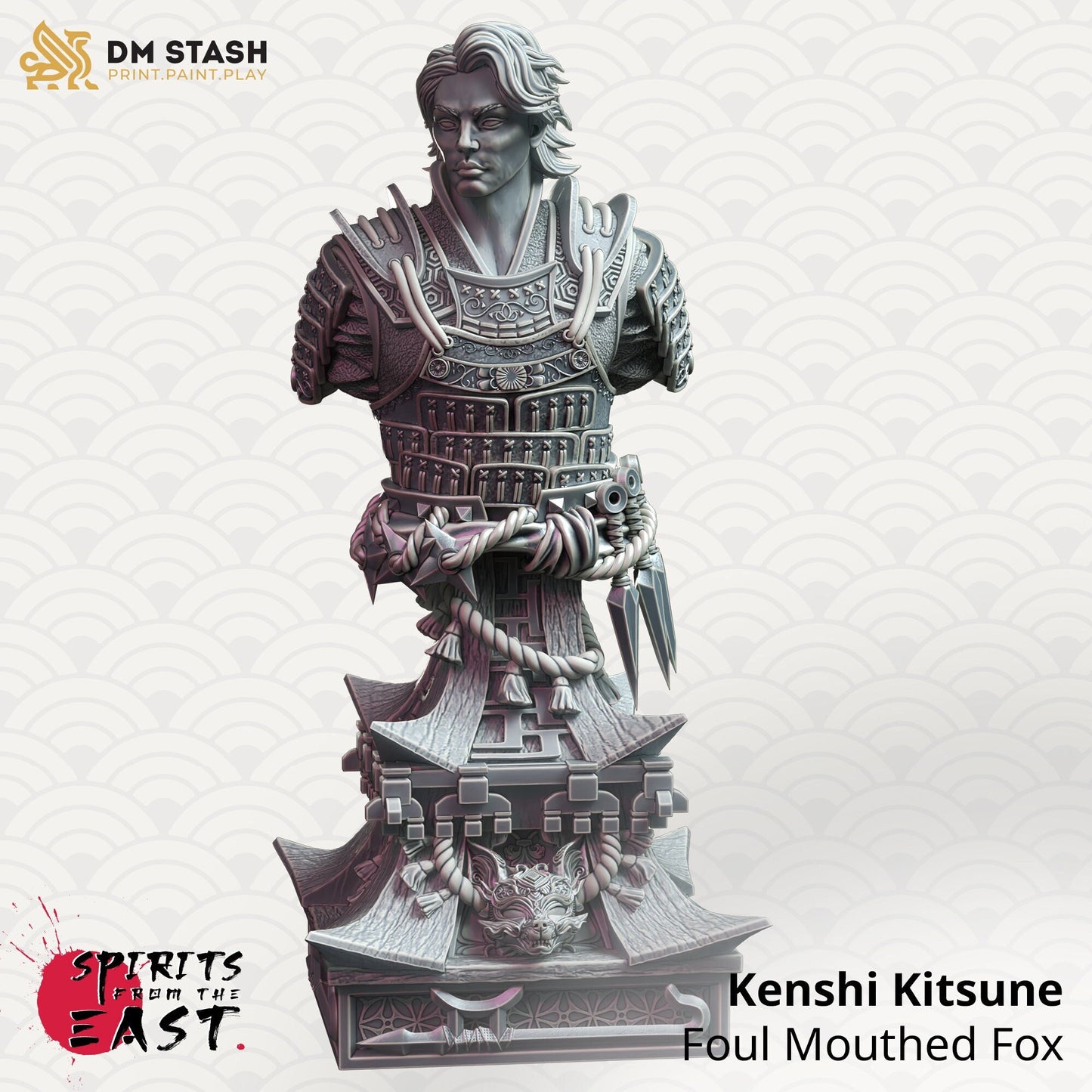 Kenshi Kitsune the Foul Mouthed Fox | Bust |