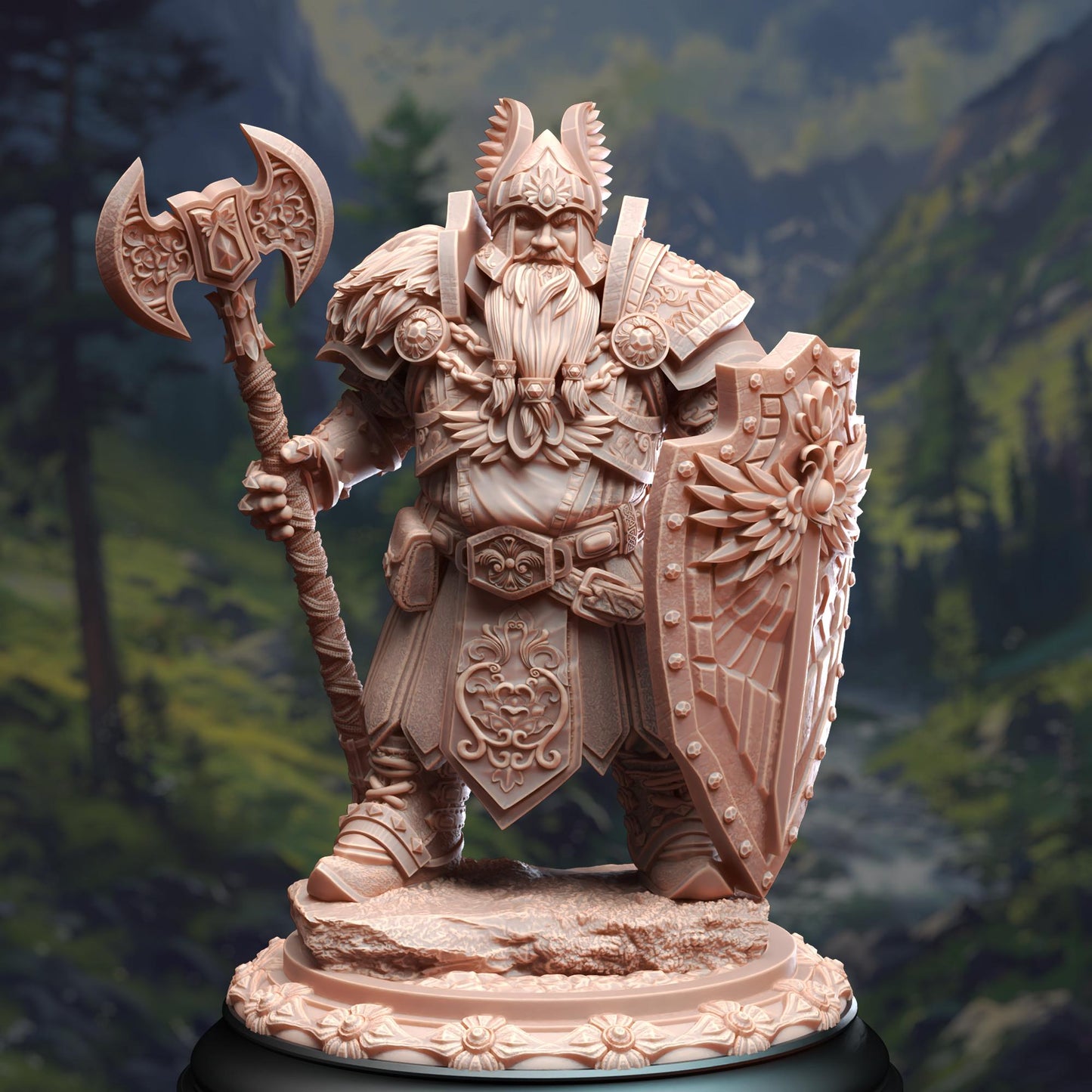 Tors of Delvdor, Dwarven Cleric of Life & Glory