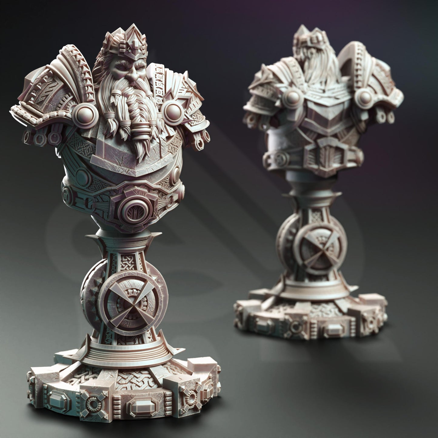 Gordrain Stonehand, Dwarven General | Bust |