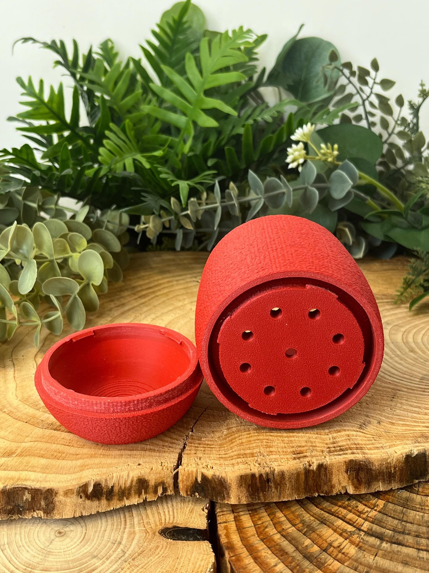 Simple Cup Planter with Hidden Drip Tray | Eco friendly Planter | 12 Colours | Renter Friendly
