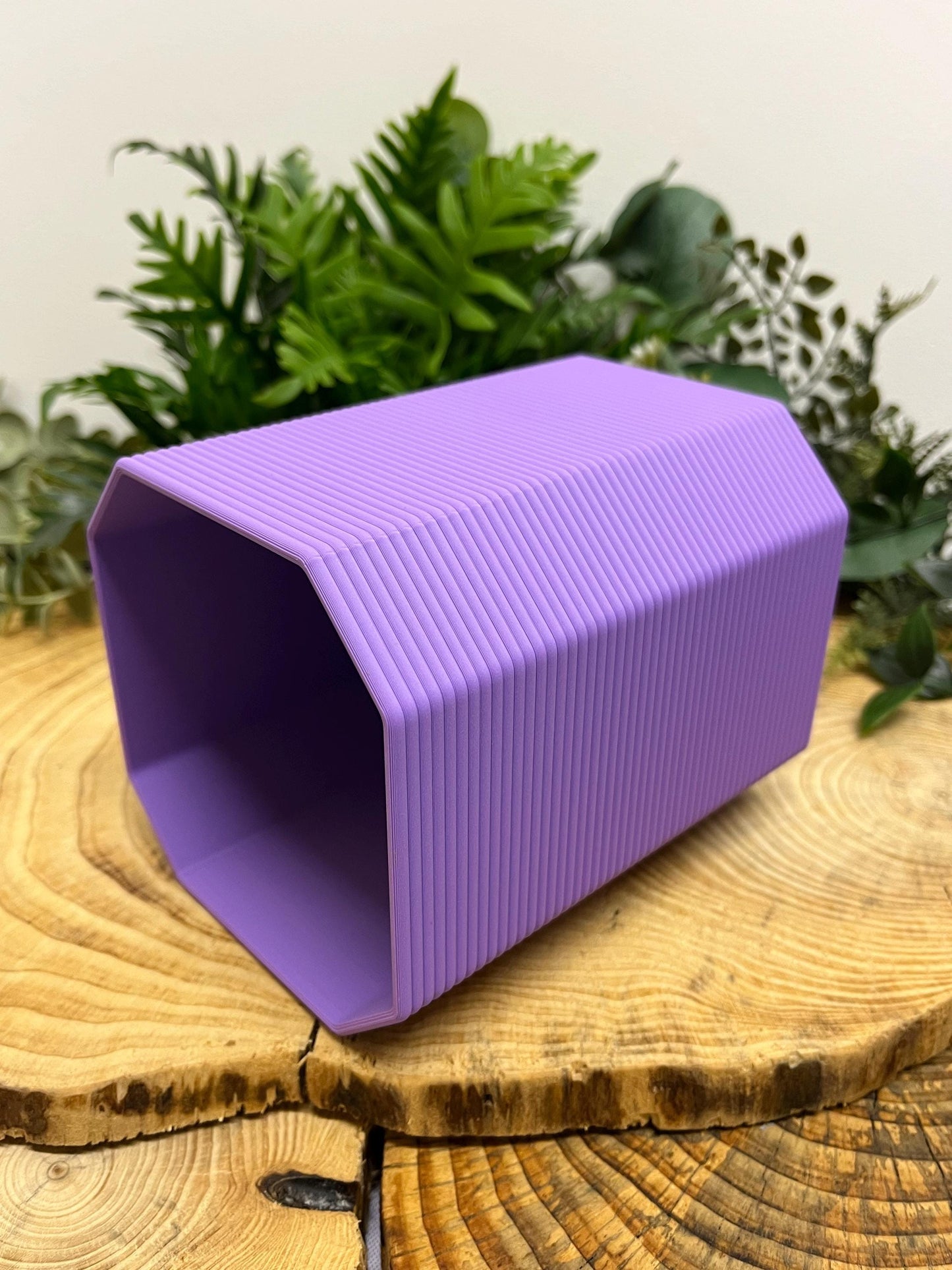 Ribbed Bill, Aroid Tower Pot Covers | Eco friendly Planter | 12 Colours