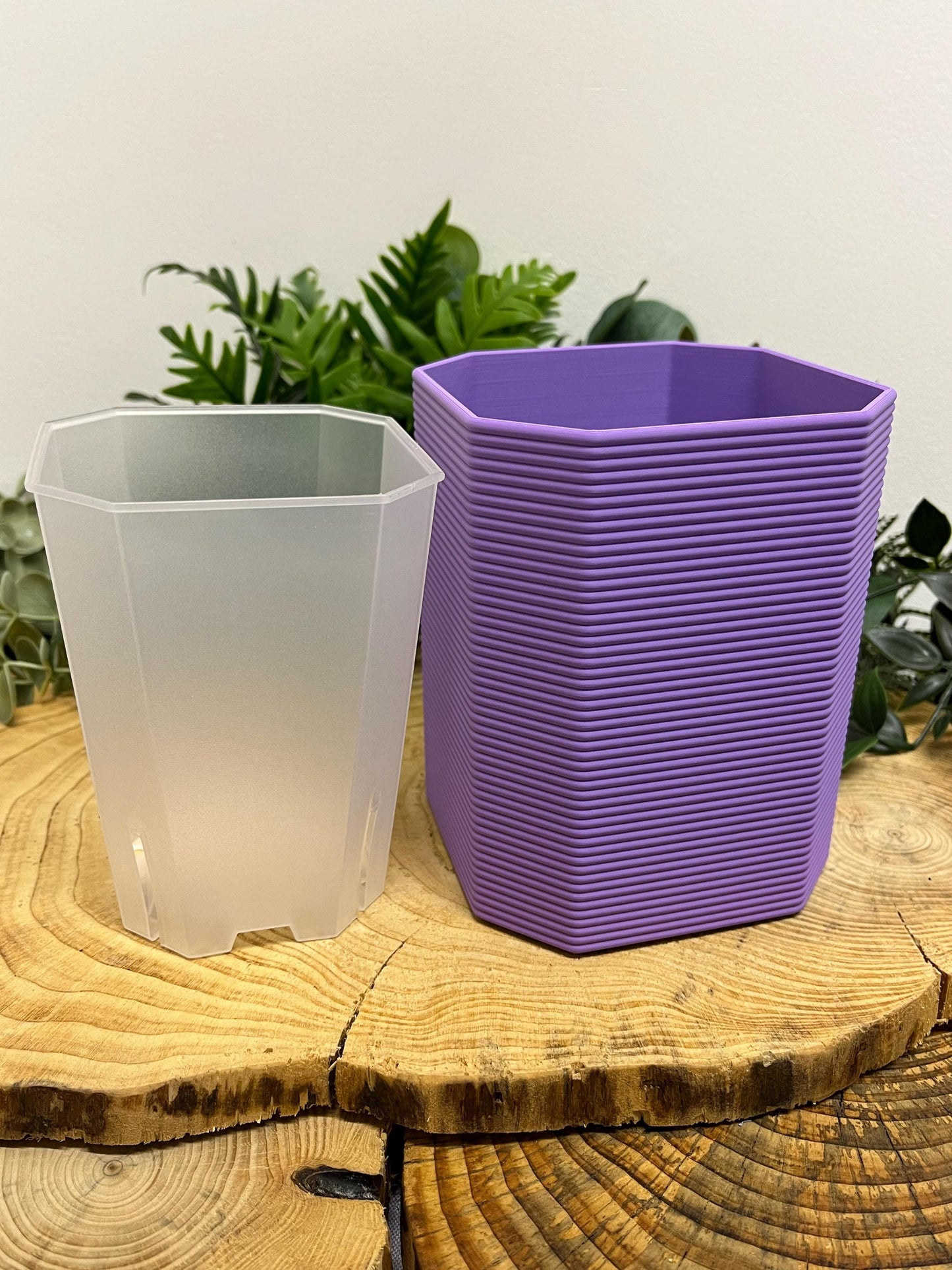 Ribbed Bill, Aroid Tower Pot Covers | Eco friendly Planter | 12 Colours
