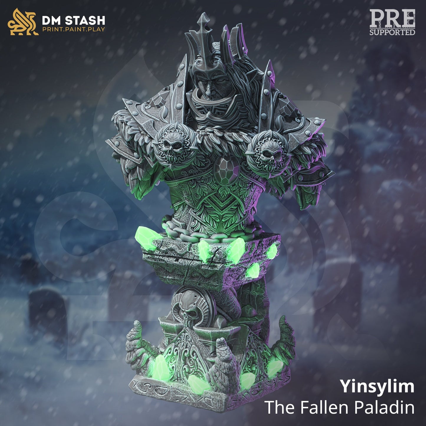 Yinsylim the Fallen Paladin | Bust |