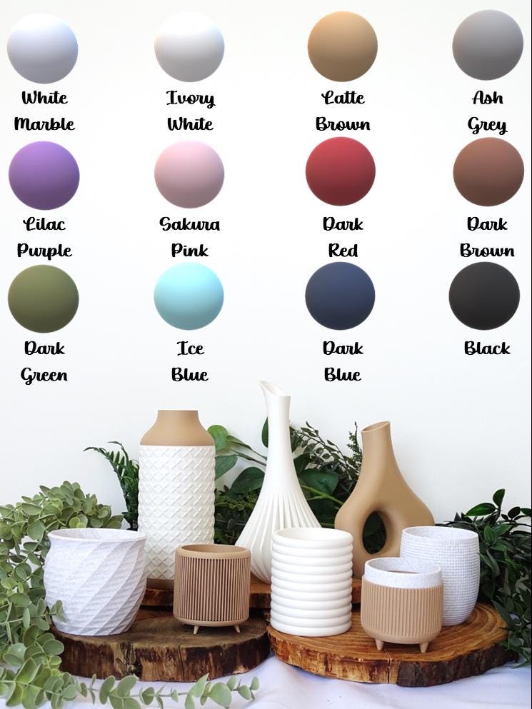Grid Planter with Hidden Drip Tray | Vegan and Eco friendly planter