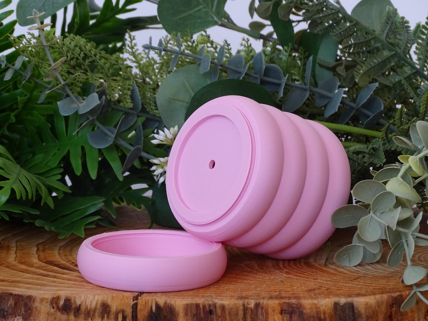 Bubbles, planter with hidden drip tray | Vegan and Eco friendly vase