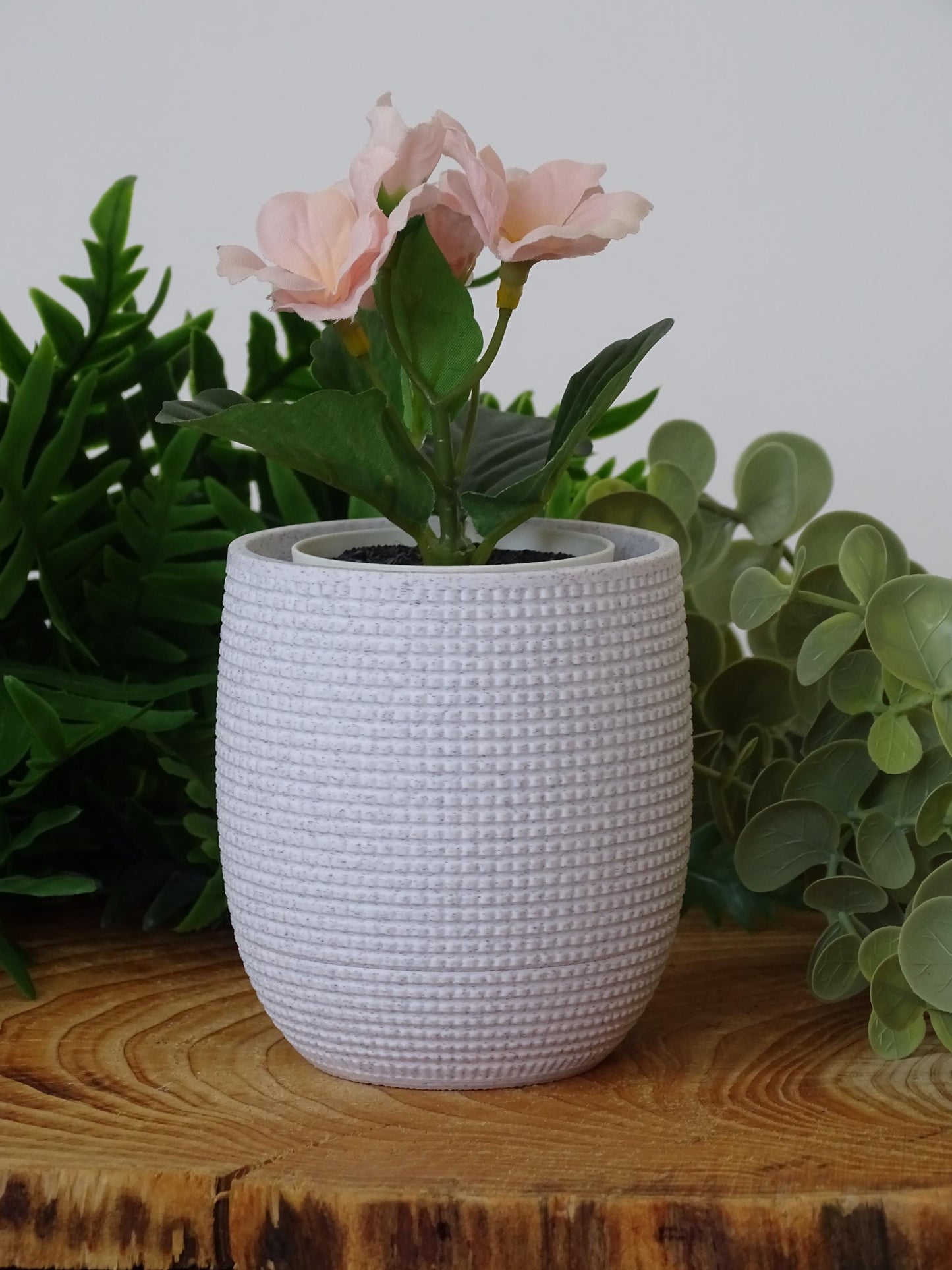 Grid Planter with Hidden Drip Tray | Vegan and Eco friendly planter