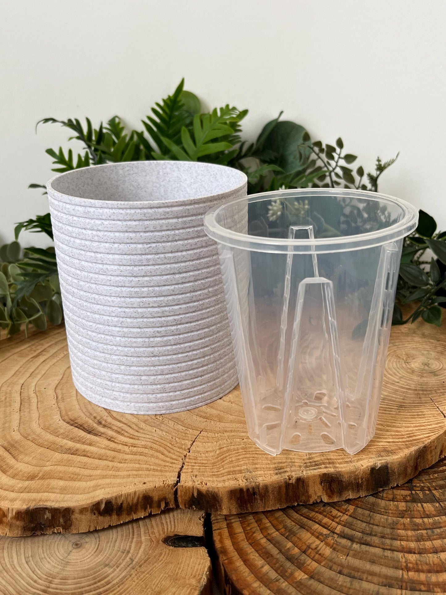 The Groove, Round Aroid Tower Pot Covers | Eco friendly Planter | 12 Colours