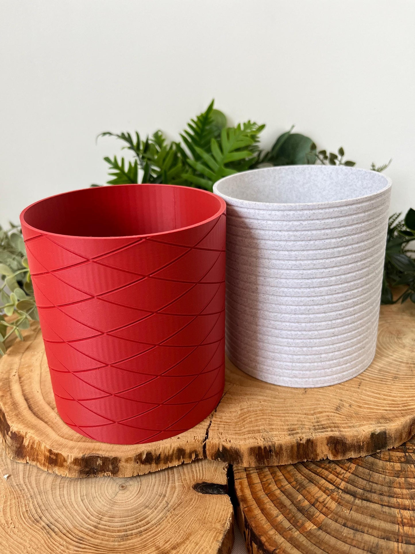 The Groove, Round Aroid Tower Pot Covers | Eco friendly Planter | 12 Colours