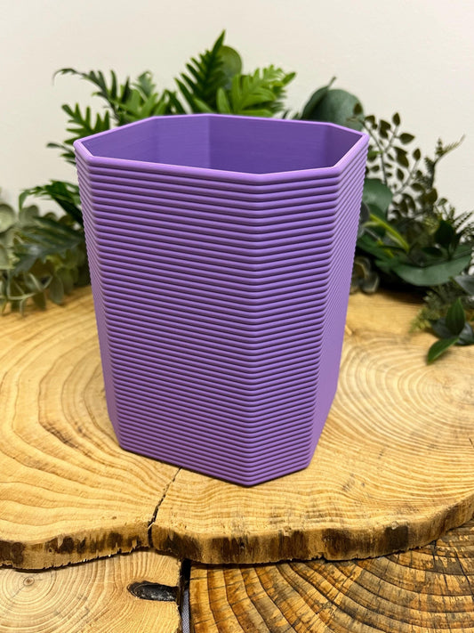 Ribbed Bill, Aroid Tower Pot Covers | Eco friendly Planter | 12 Colours