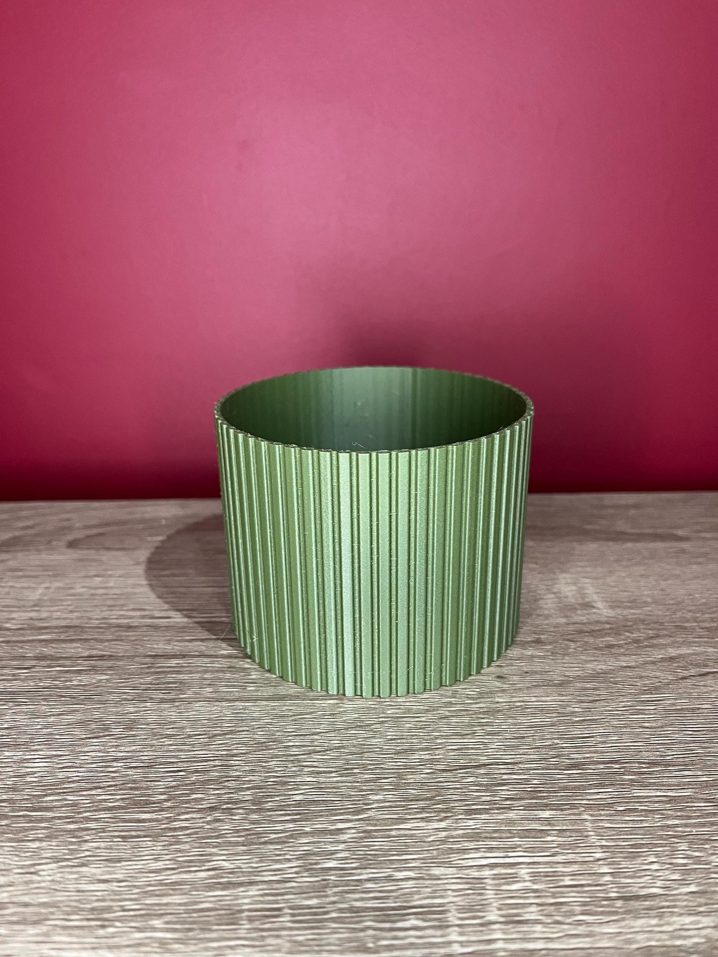 The Slats, small succulent plant pot | Eco friendly Planter | 12 Colours